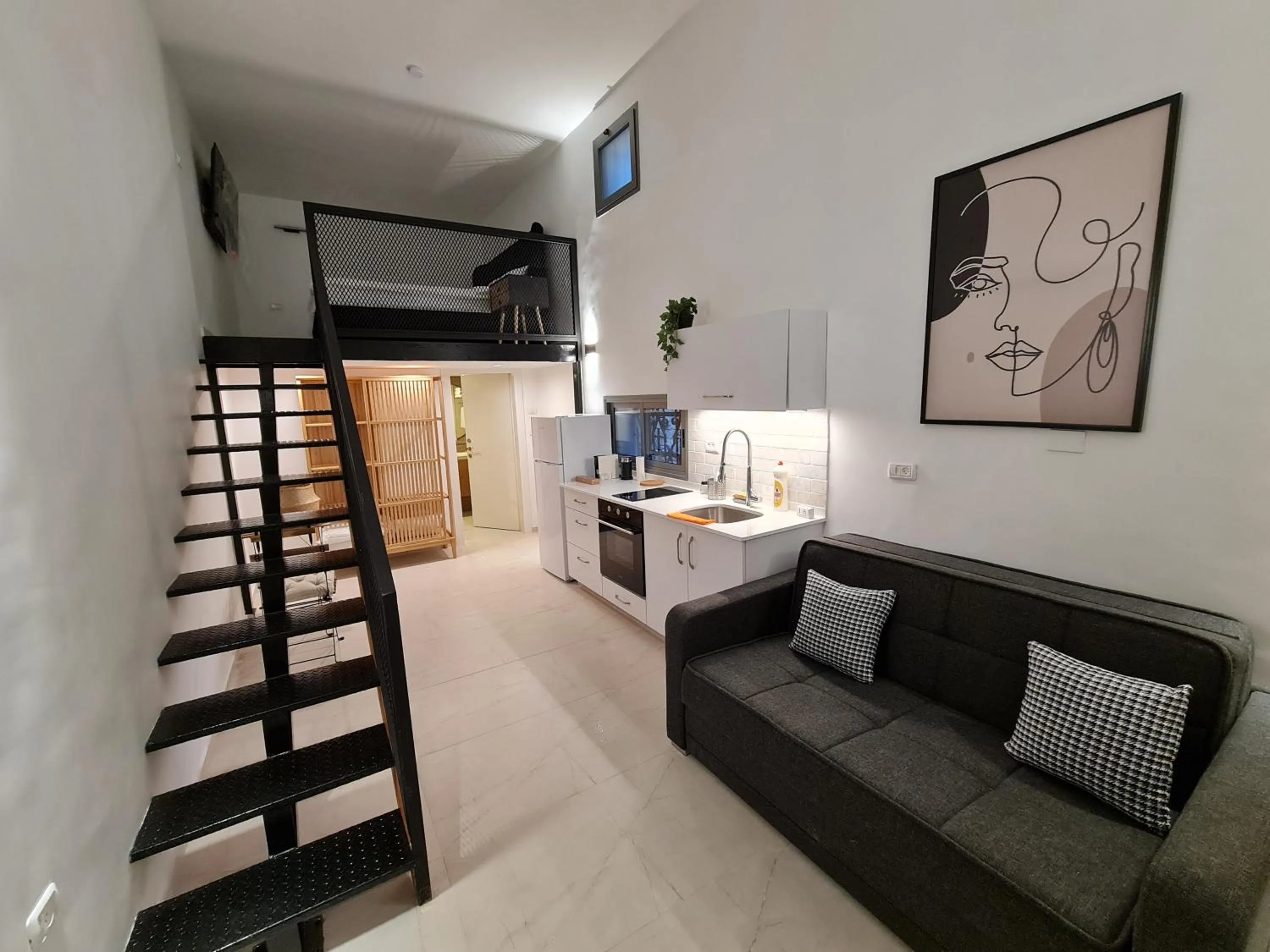 Living room in Cohens apartments