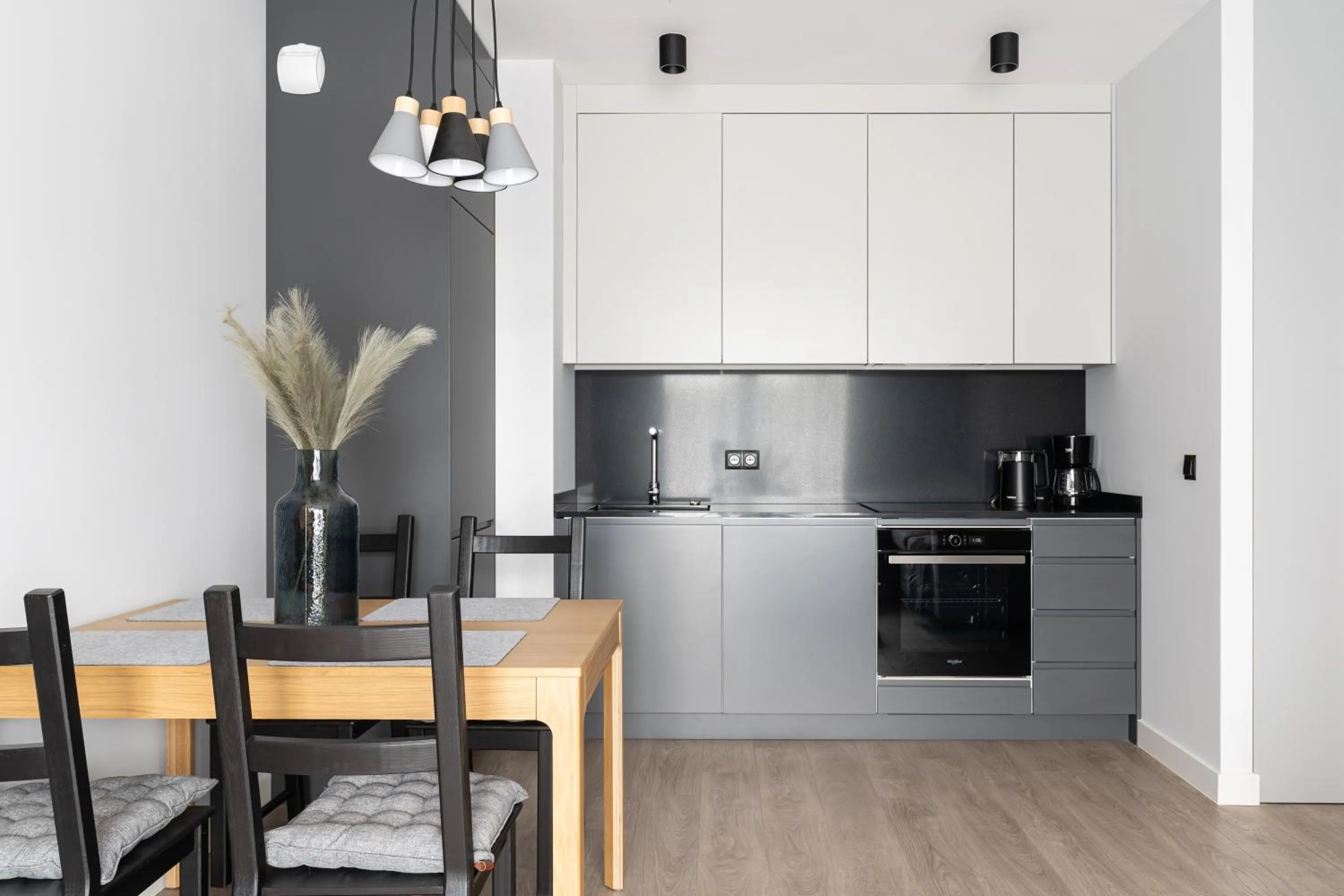 Kitchen or kitchenette in Gdańsk Old Town Apartments & Studios by Lion Apartments