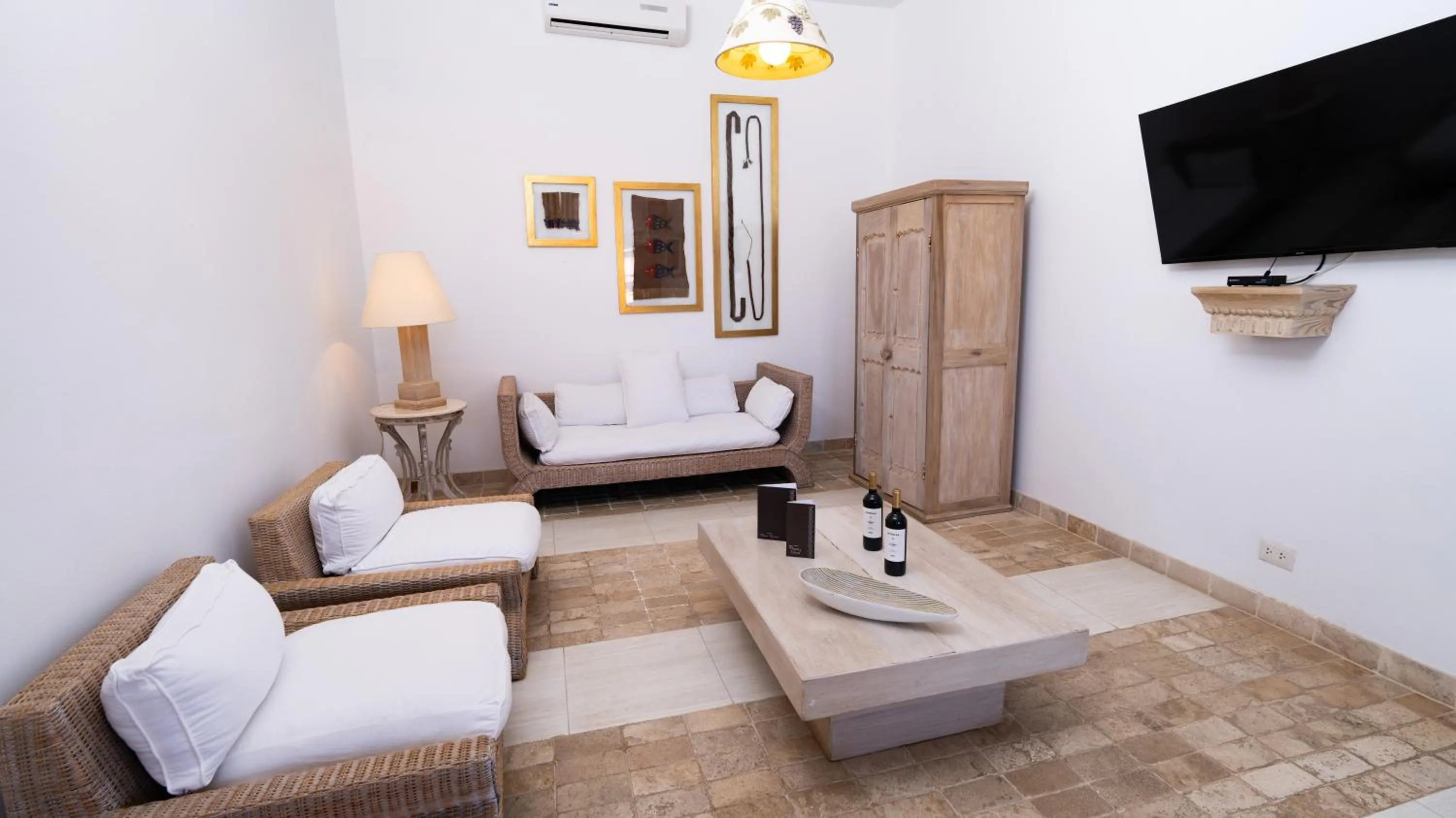 Living room in Hotel Viñas Queirolo