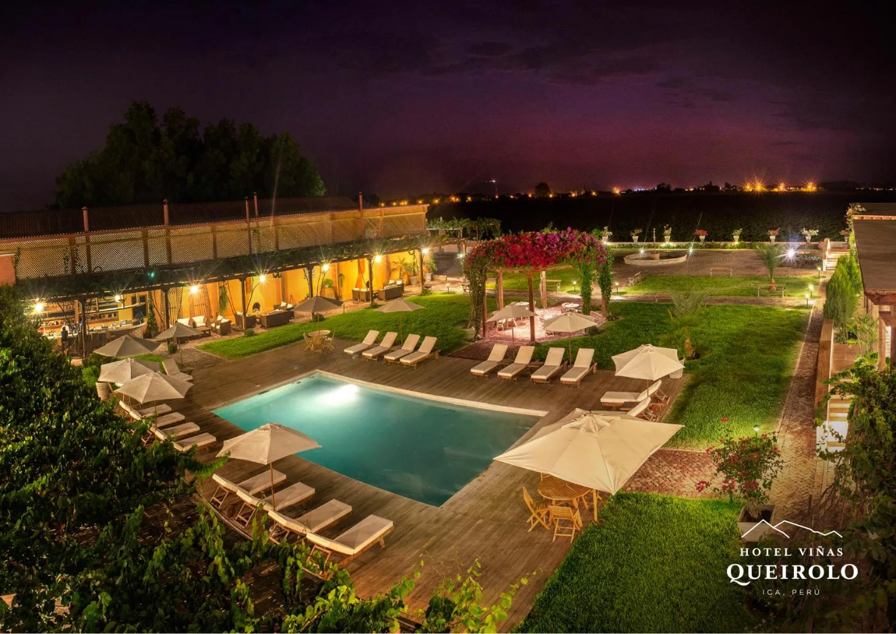 Garden in Hotel Viñas Queirolo