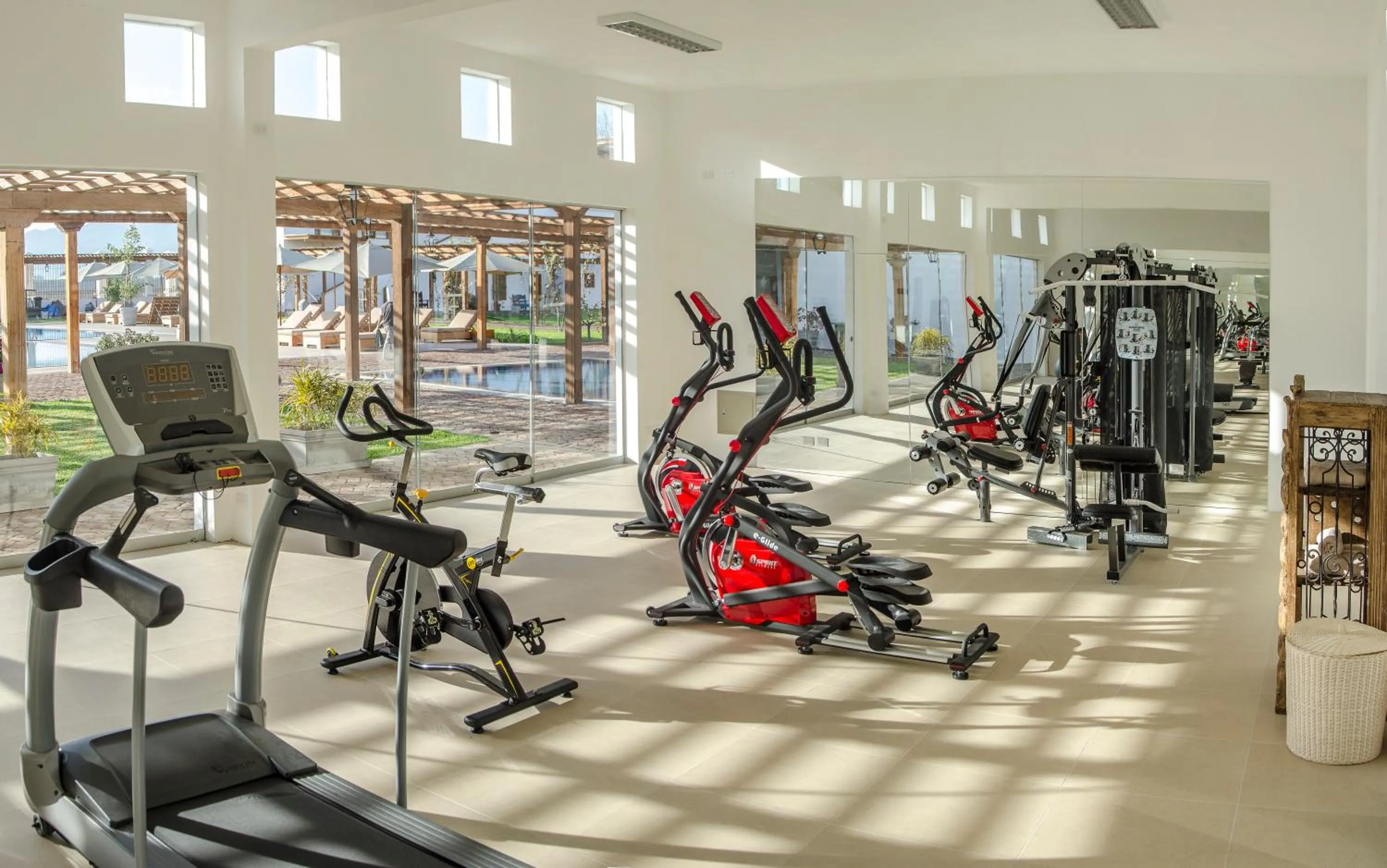 Fitness centre/facilities in Hotel Viñas Queirolo