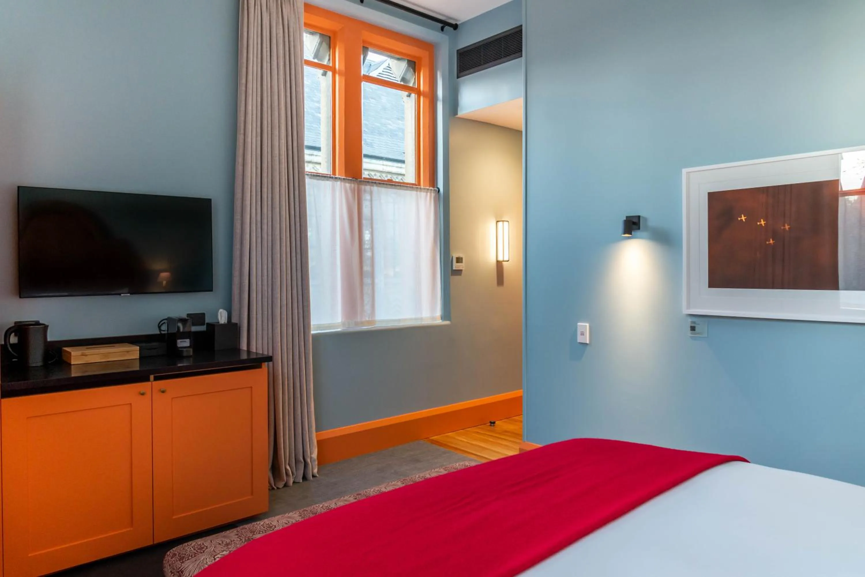 Bedroom, Bed in The Observatory Hotel Christchurch