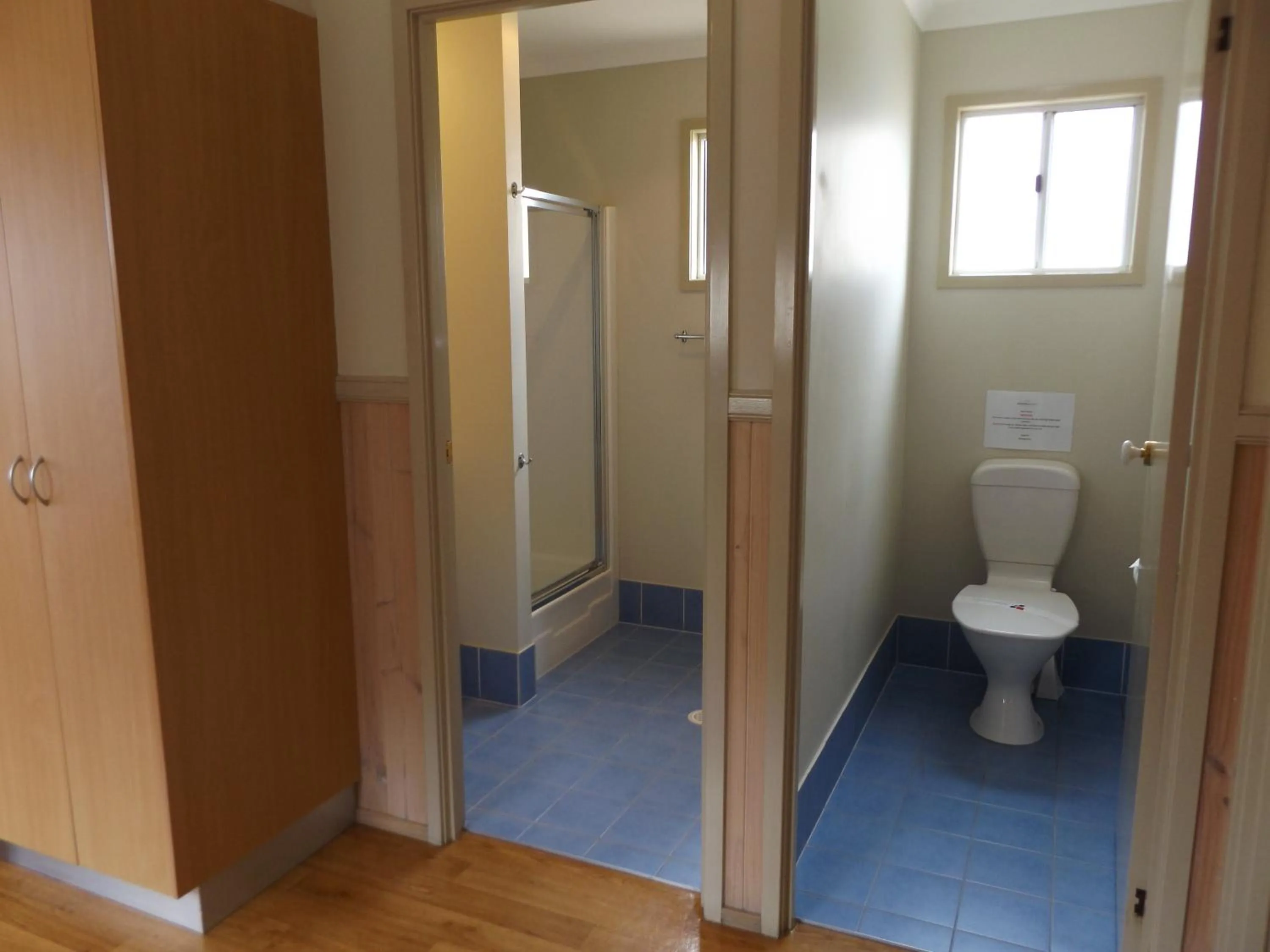 Toilet in Birubi Beach Holiday Park