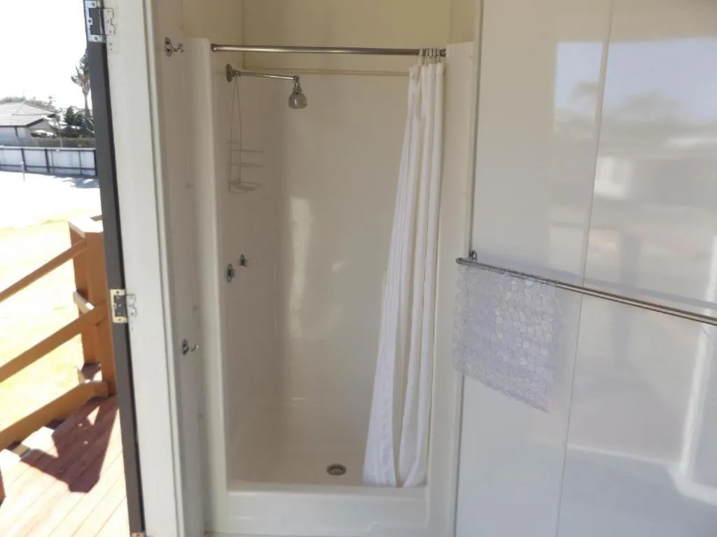 Bathroom in Birubi Beach Holiday Park