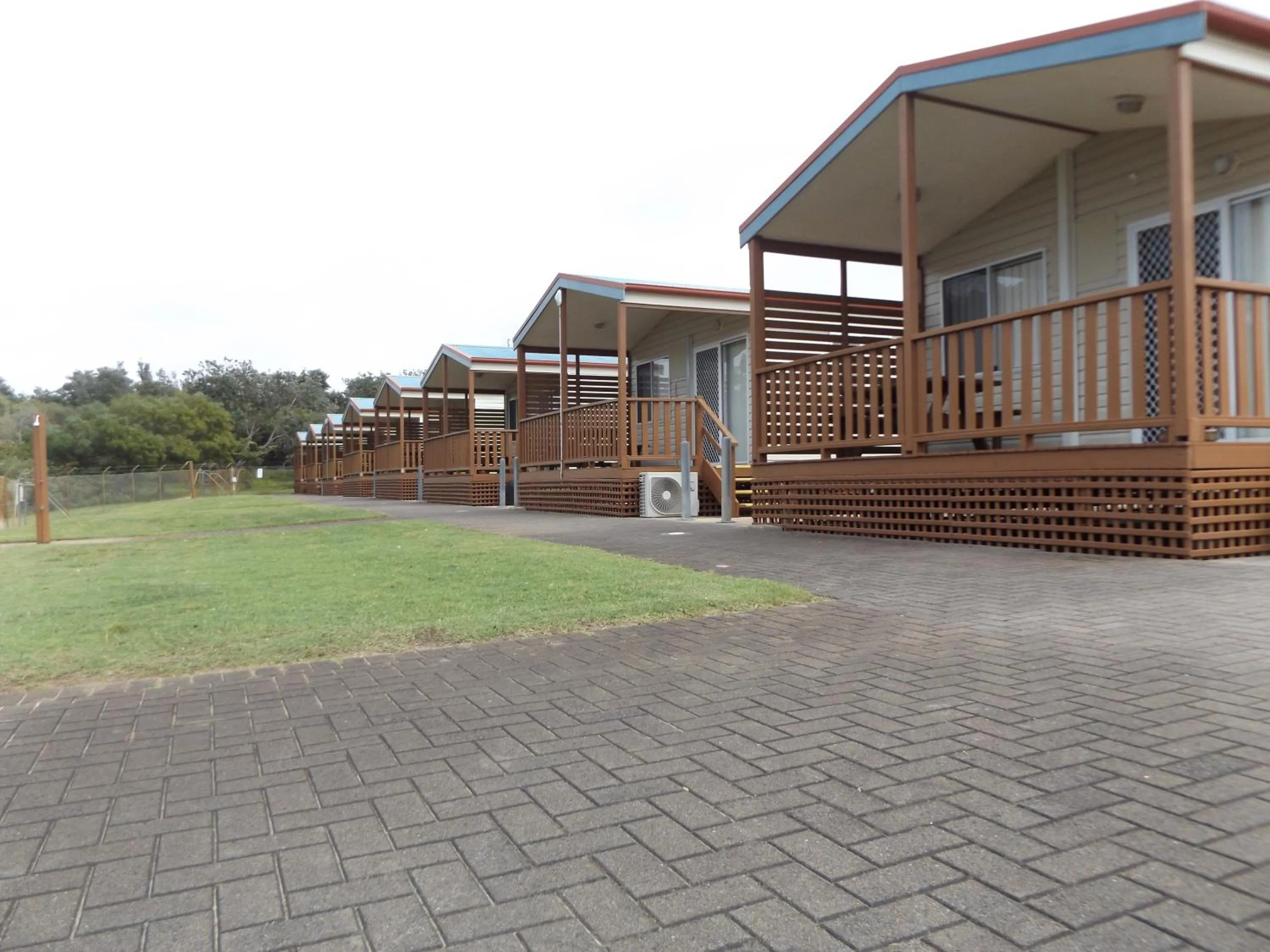 Facade/entrance in Birubi Beach Holiday Park