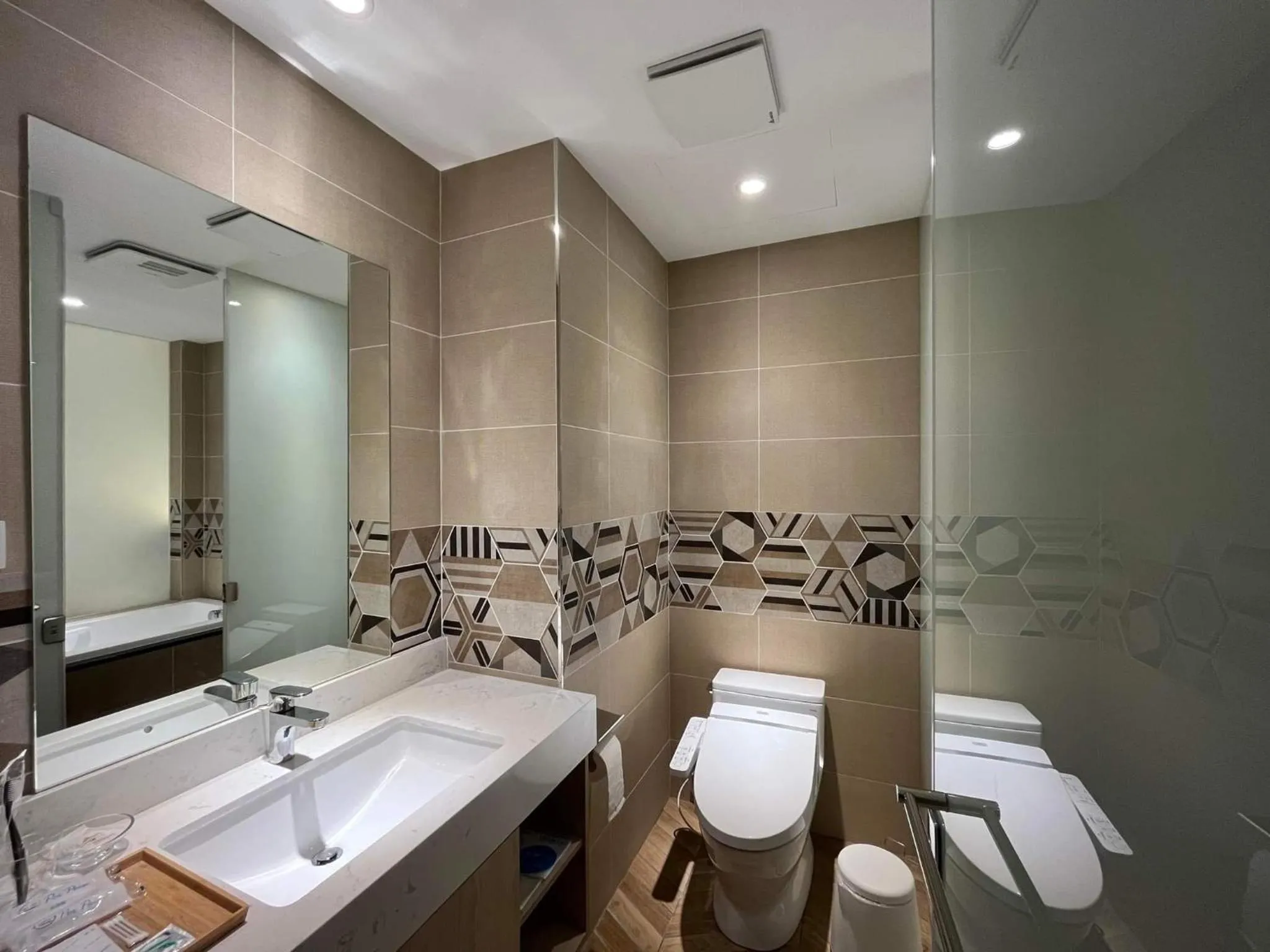 Bathroom in Bentley Hotel