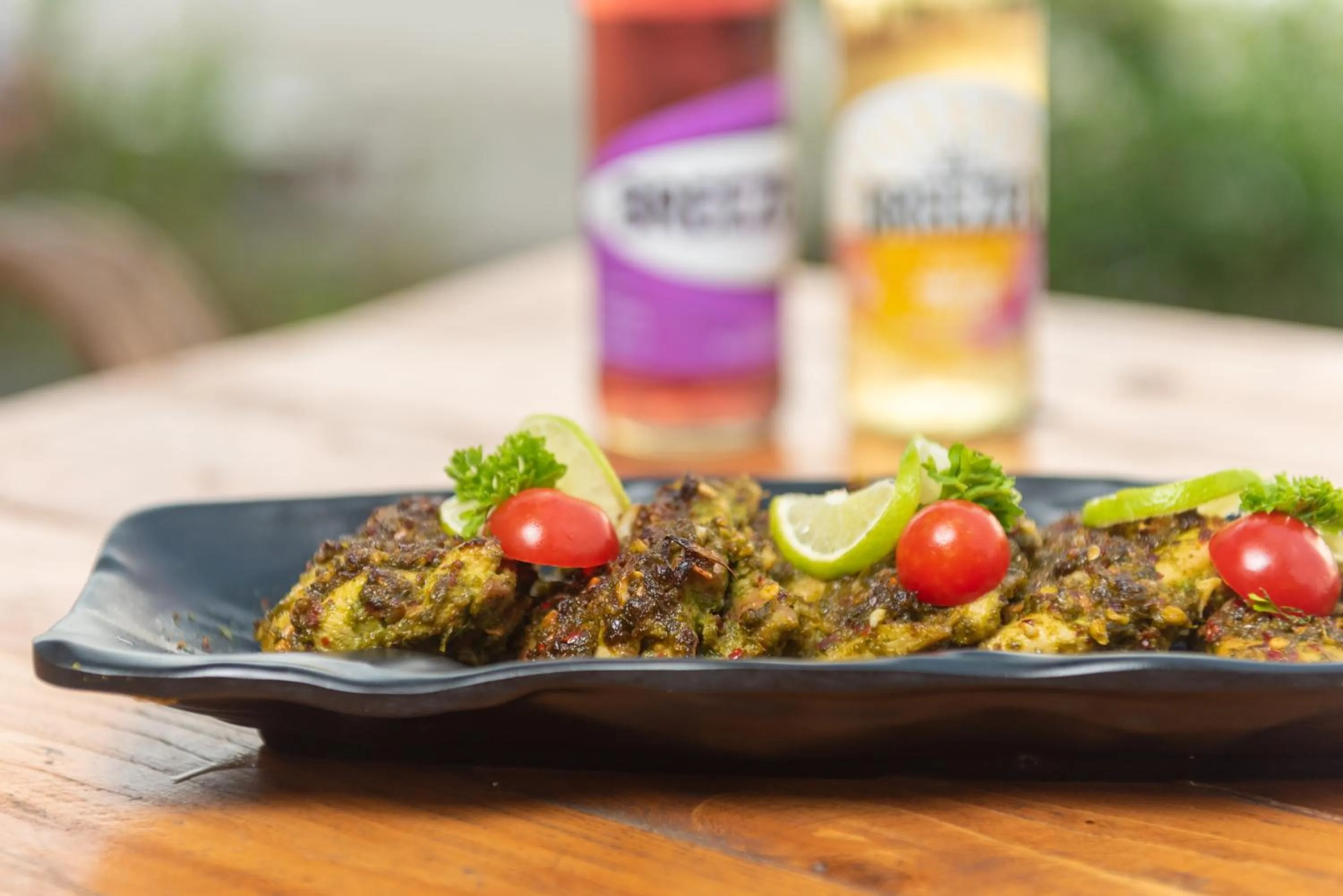 Food and drinks in Amadi Beach Front Resort