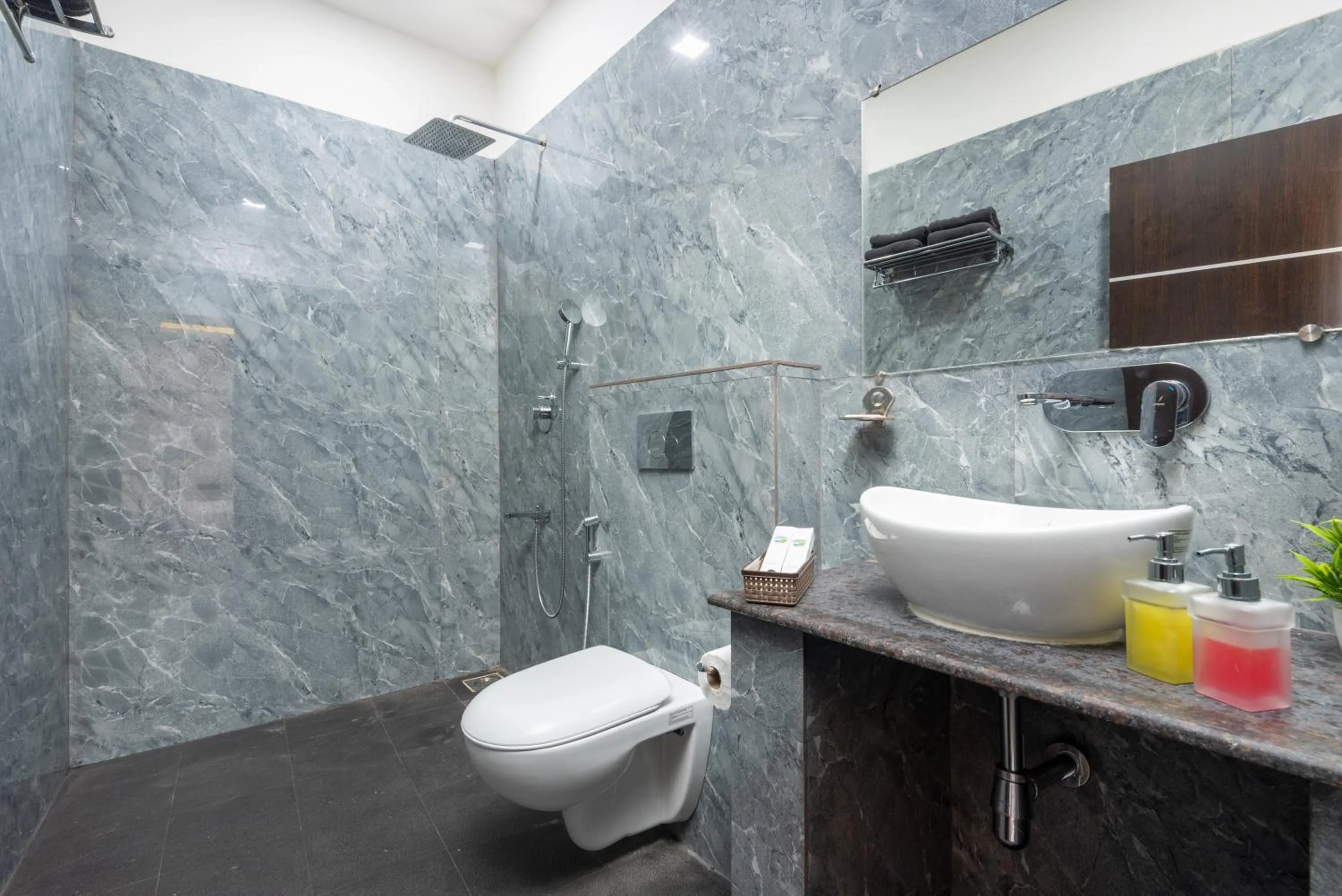 Shower in Amadi Beach Front Resort