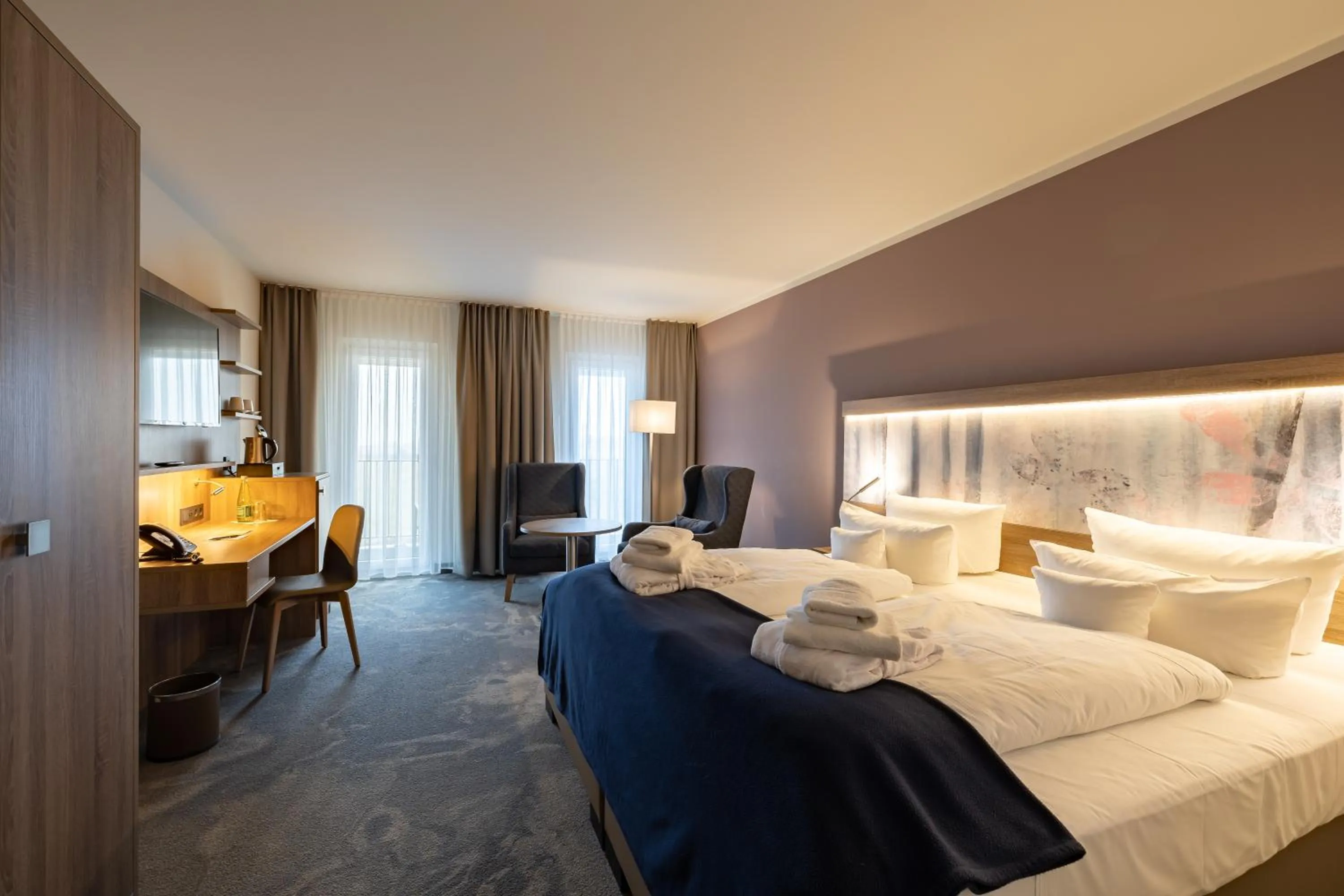 Bedroom, Bed in Santé Royale Rügen Resort