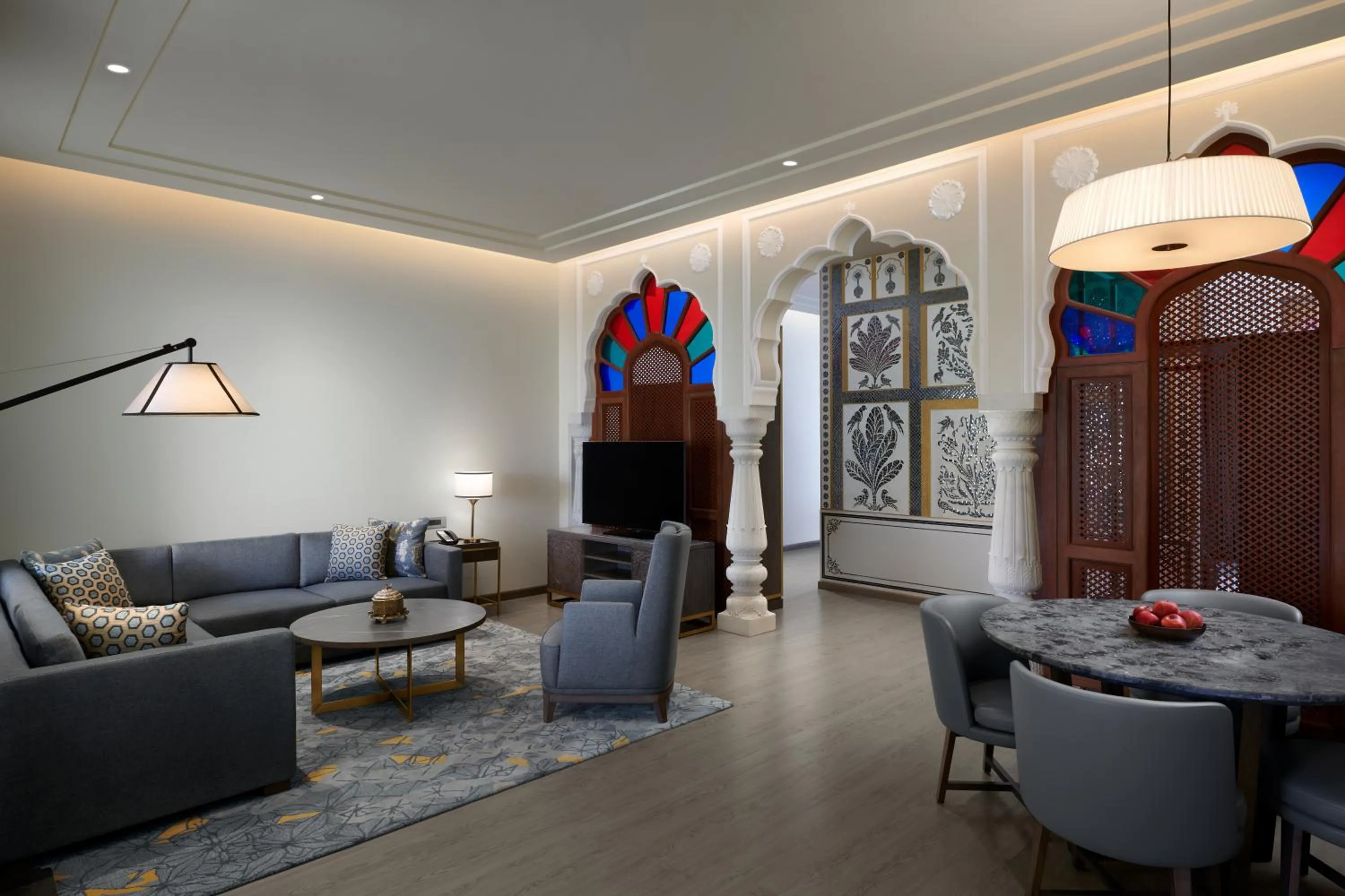 Living room in Hyatt Regency Jaipur Mansarovar