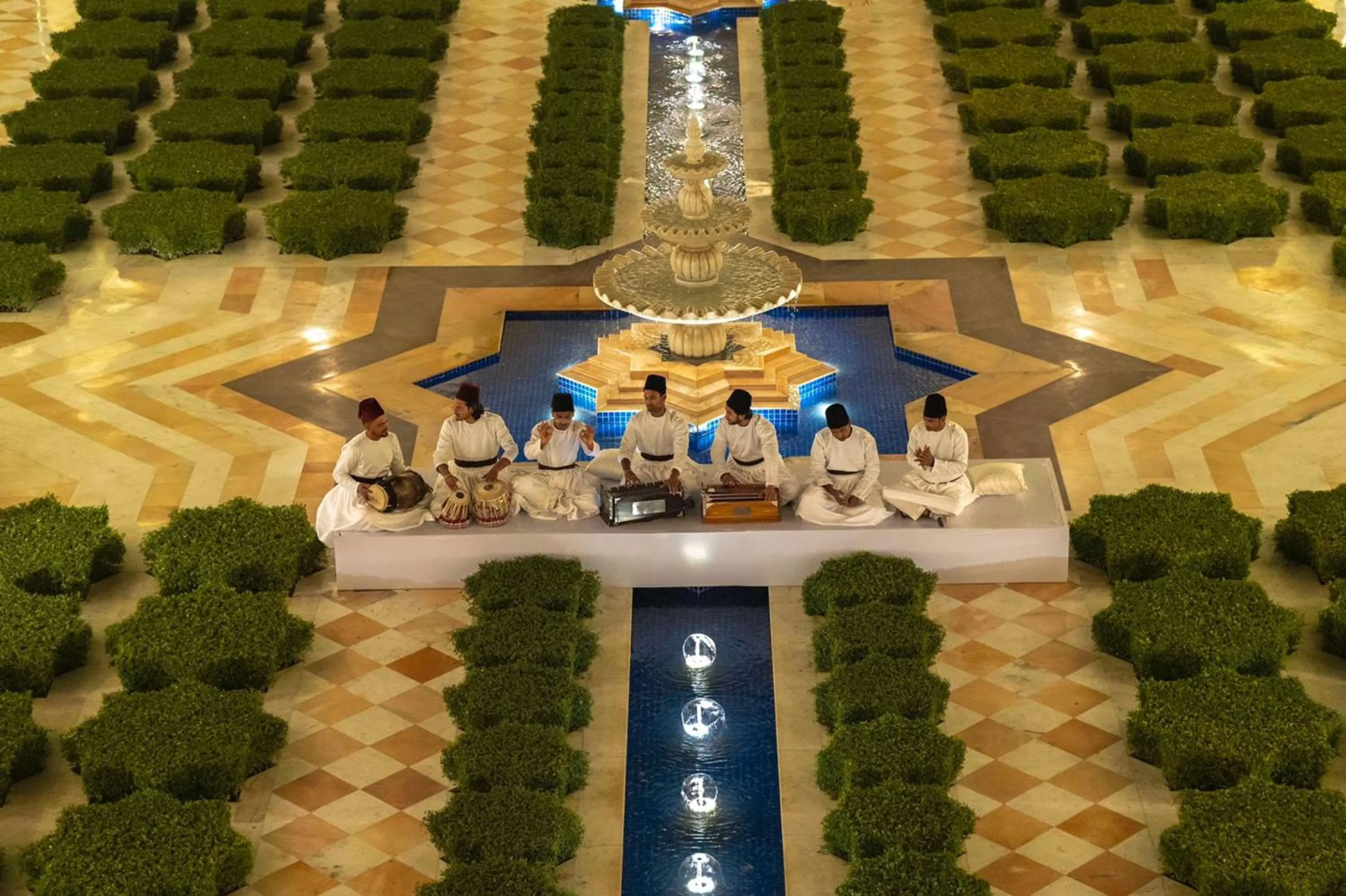 People in Hyatt Regency Jaipur Mansarovar