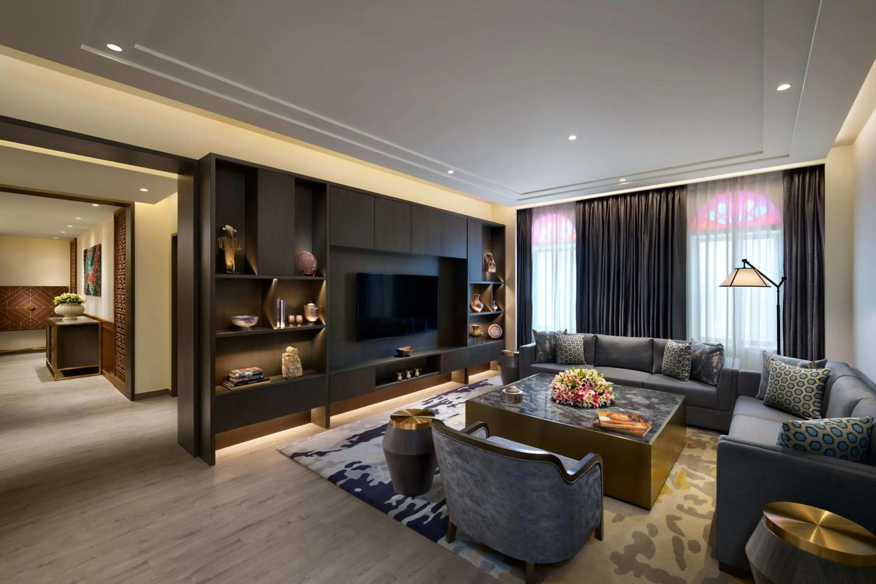 Photo of the whole room in Hyatt Regency Jaipur Mansarovar