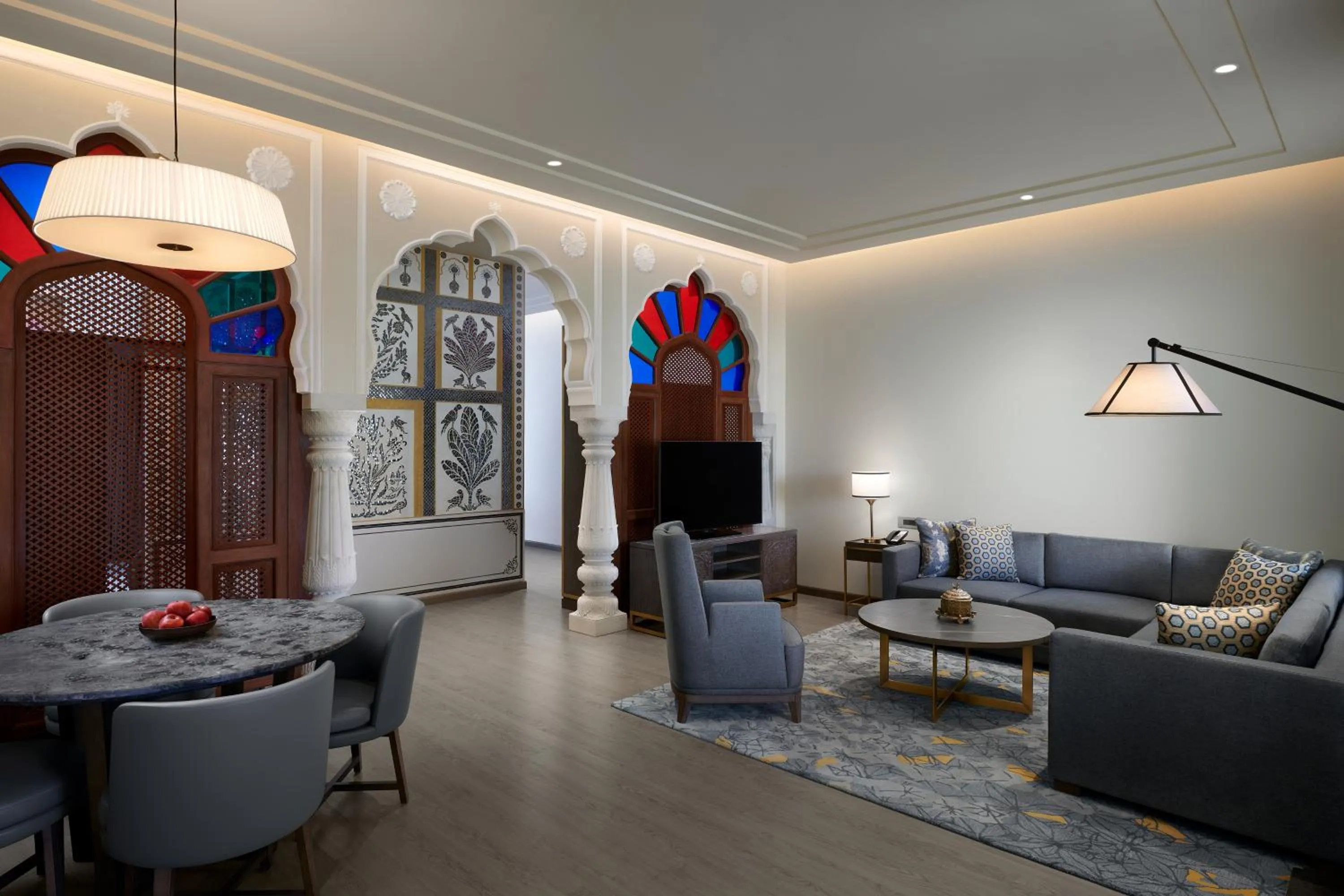 Living room in Hyatt Regency Jaipur Mansarovar