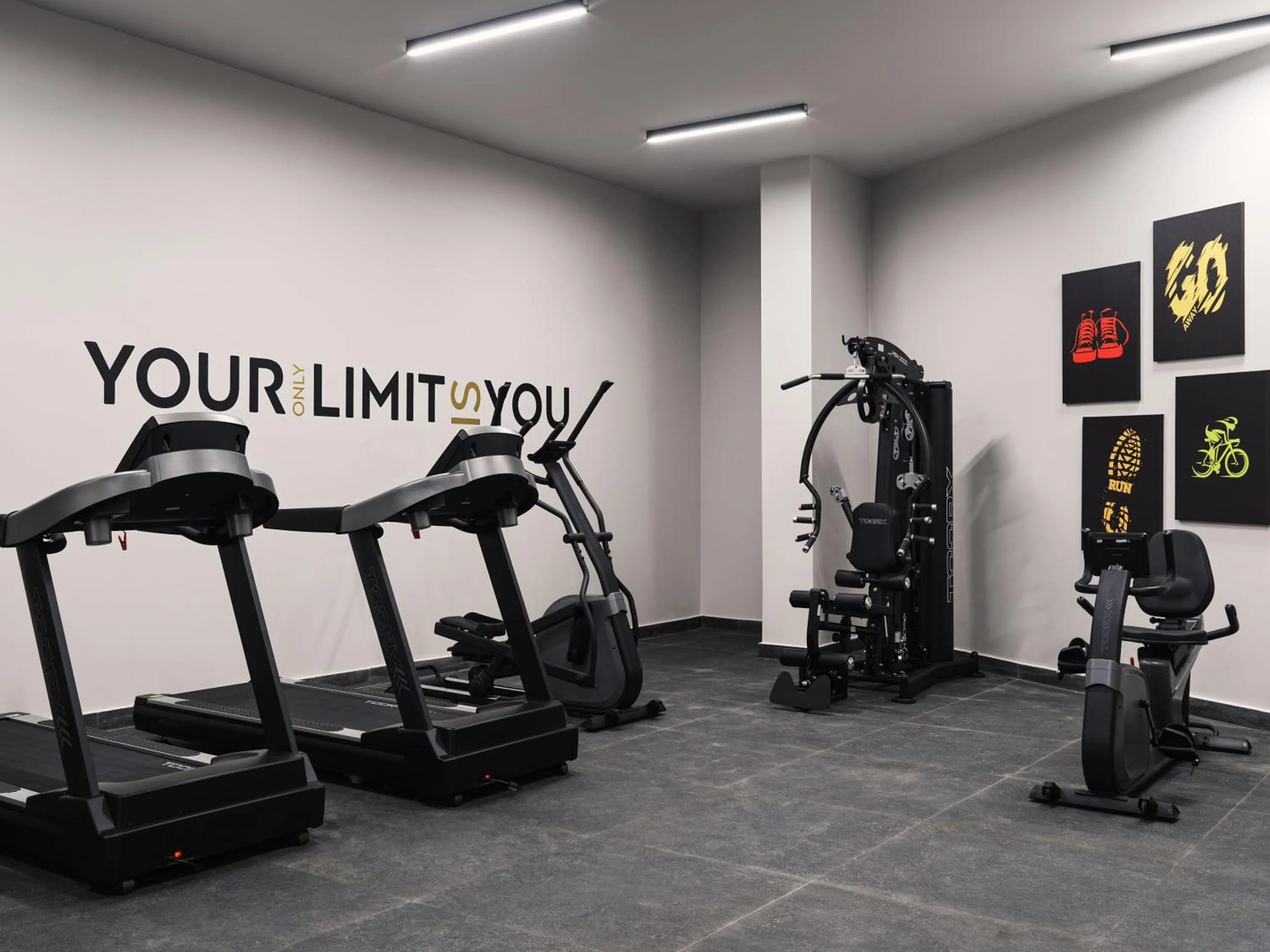 Fitness centre/facilities in Magma Resort Santorini, In The Unbound Collection By Hyatt