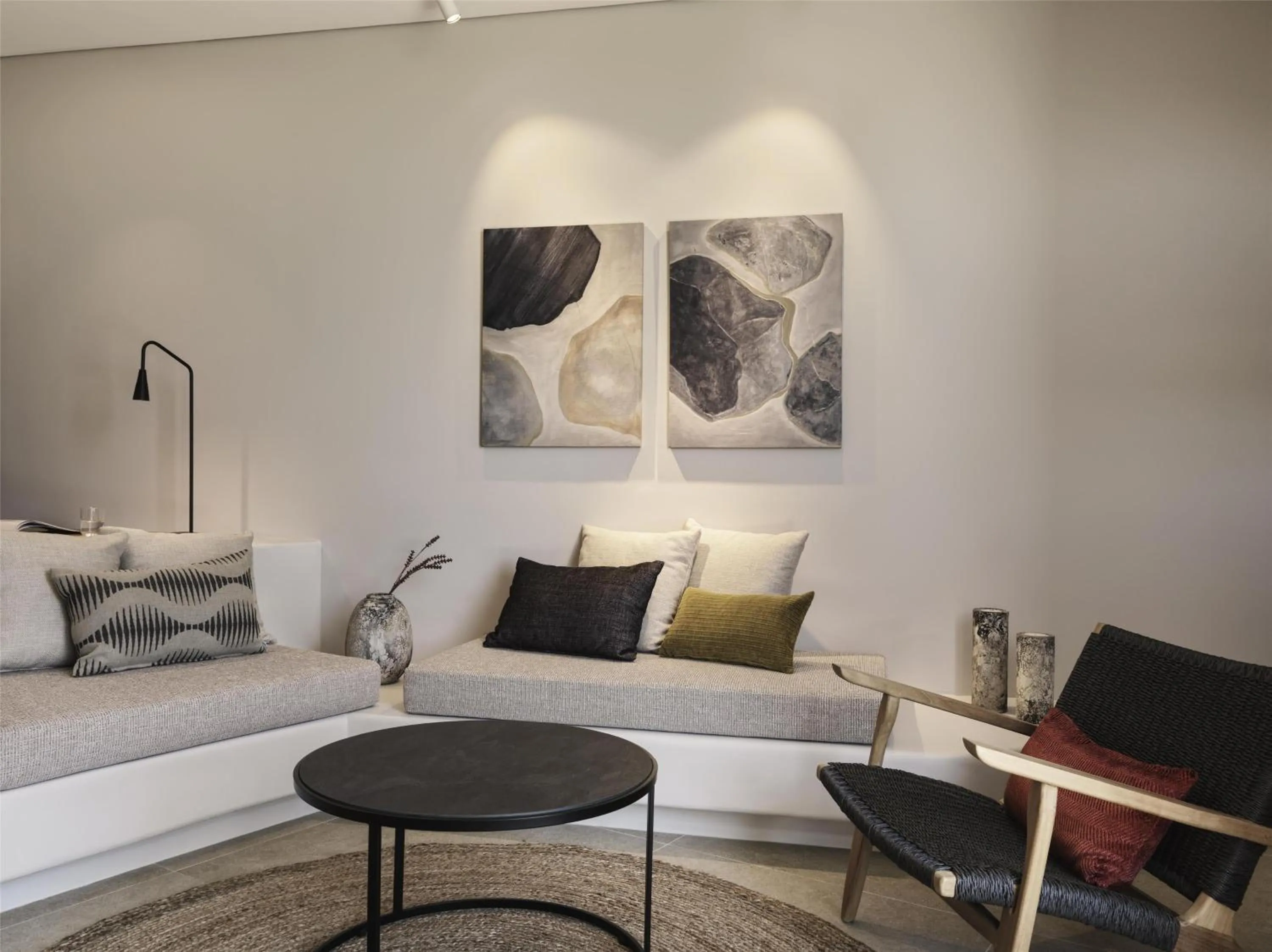 Photo of the whole room in Magma Resort Santorini, In The Unbound Collection By Hyatt