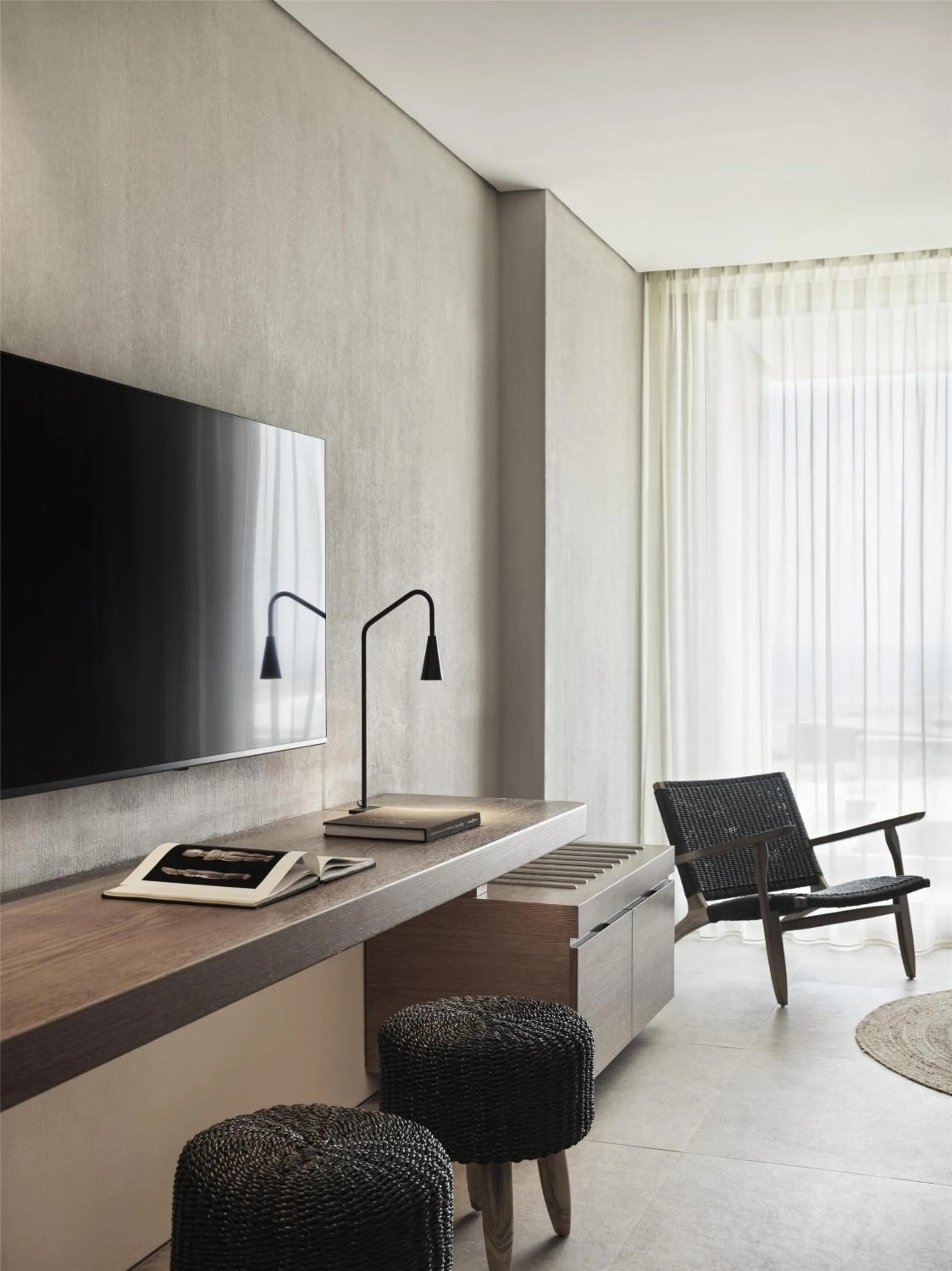 Photo of the whole room in Magma Resort Santorini, In The Unbound Collection By Hyatt