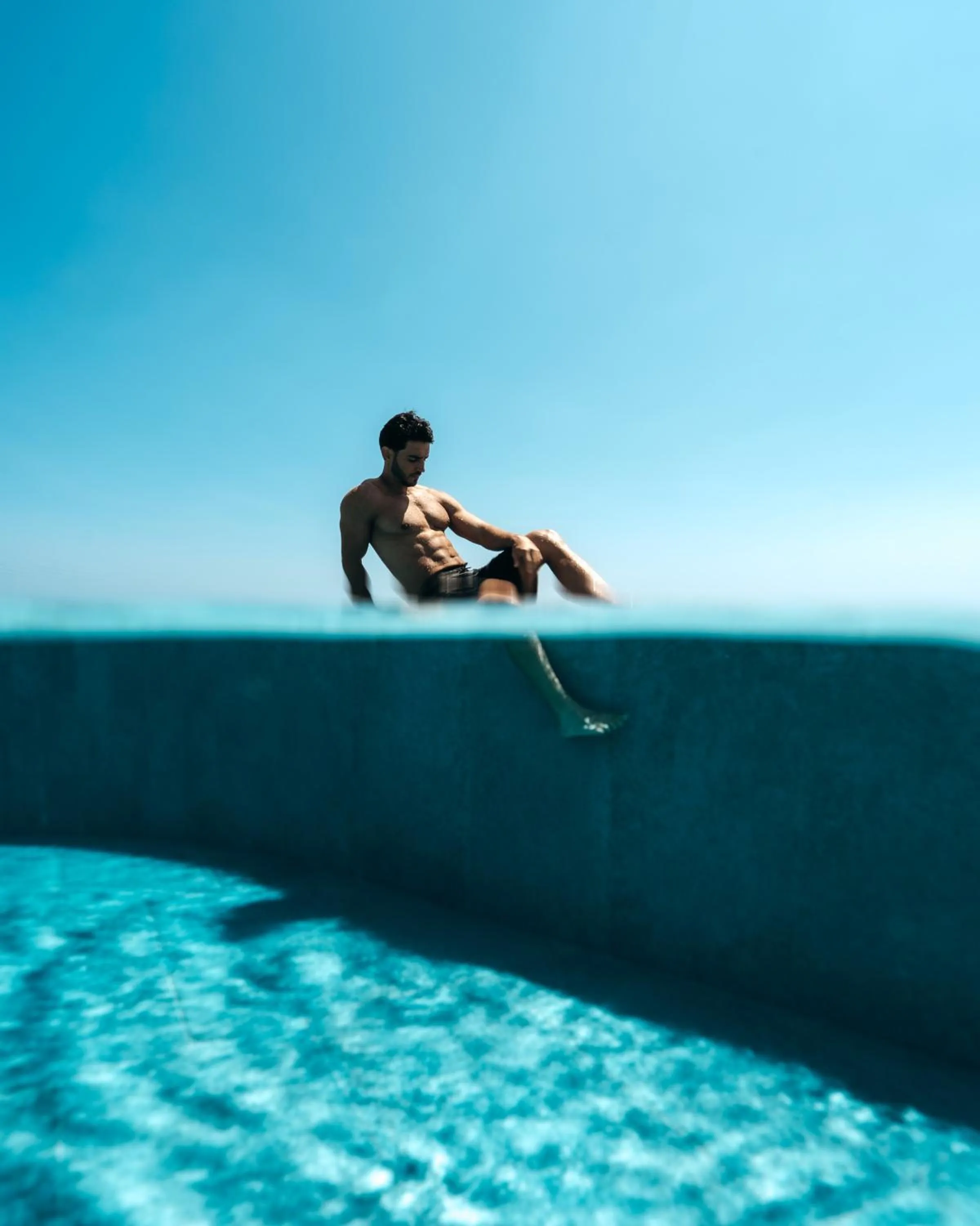Swimming pool in Magma Resort Santorini, In The Unbound Collection By Hyatt