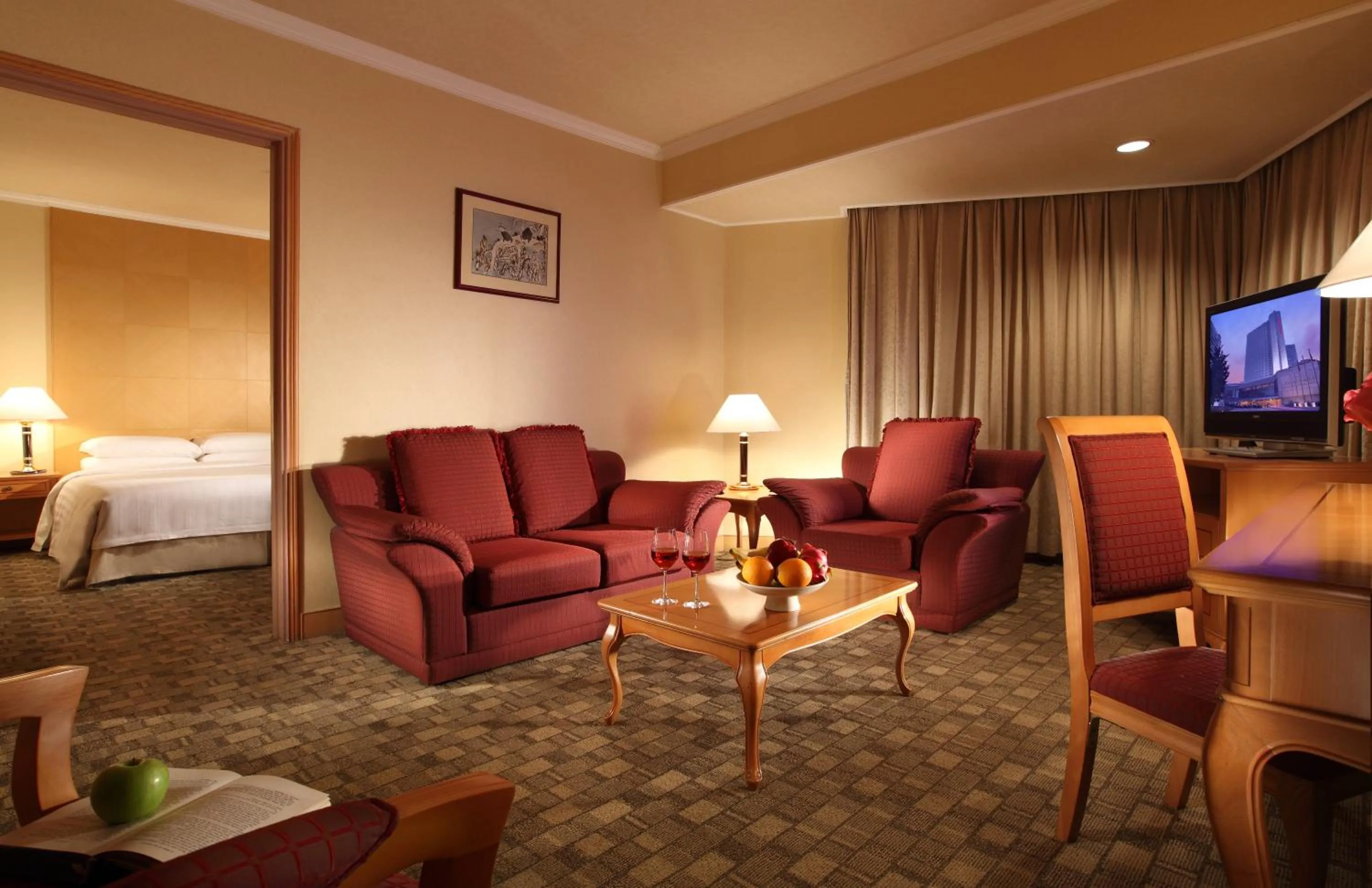 Photo of the whole room in Beijing New Century Hotel