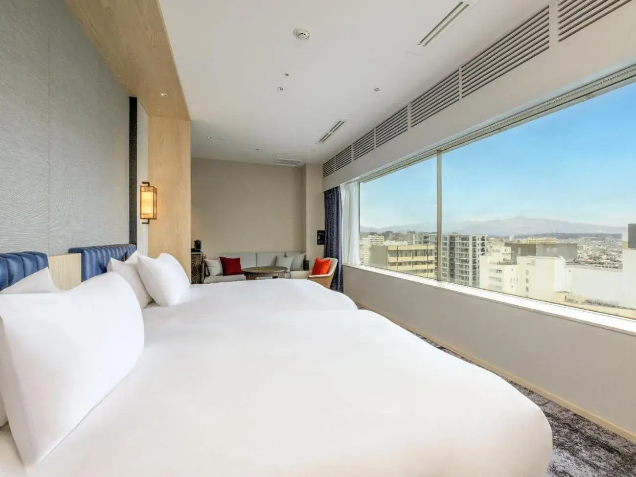 Premium Twin Room with City View - single occupancy - Lounge Access in ANA Crowne Plaza Akita by IHG Premium Twin Room with City View - single occupancy - Lounge Access in ANA Crowne Plaza Akita by IHG