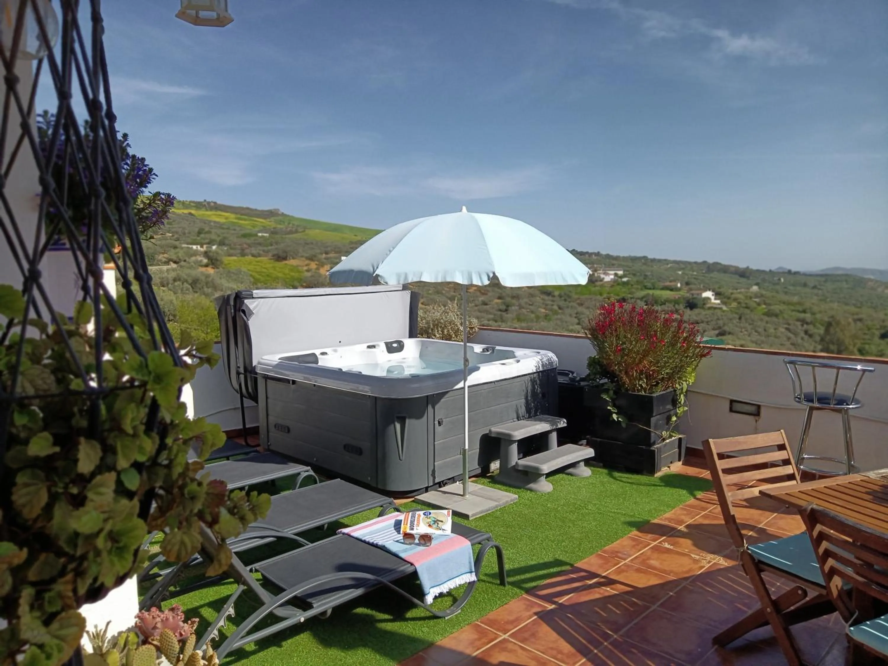 Natural landscape in B&B Villa Deseada