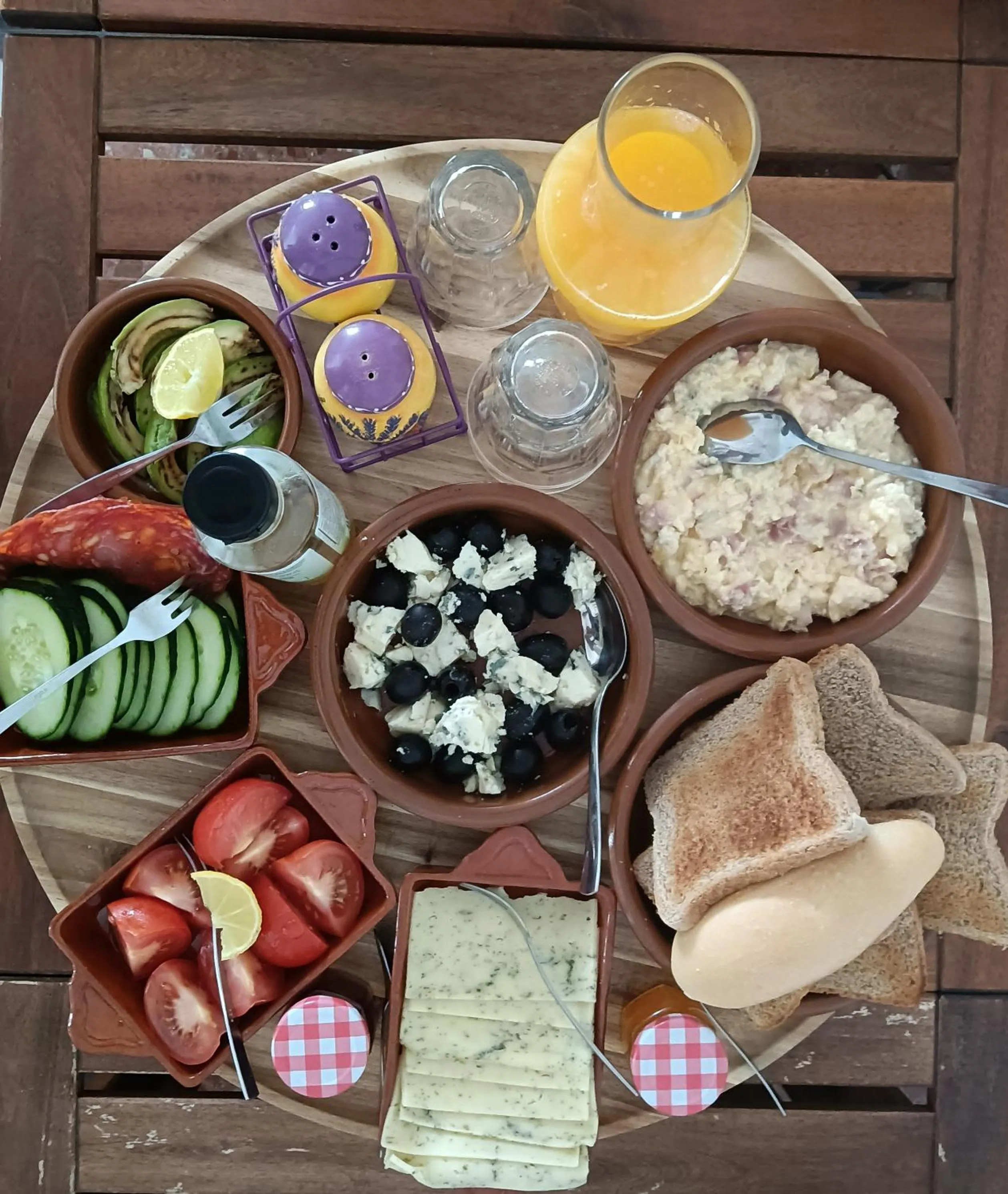 Breakfast in B&B Villa Deseada