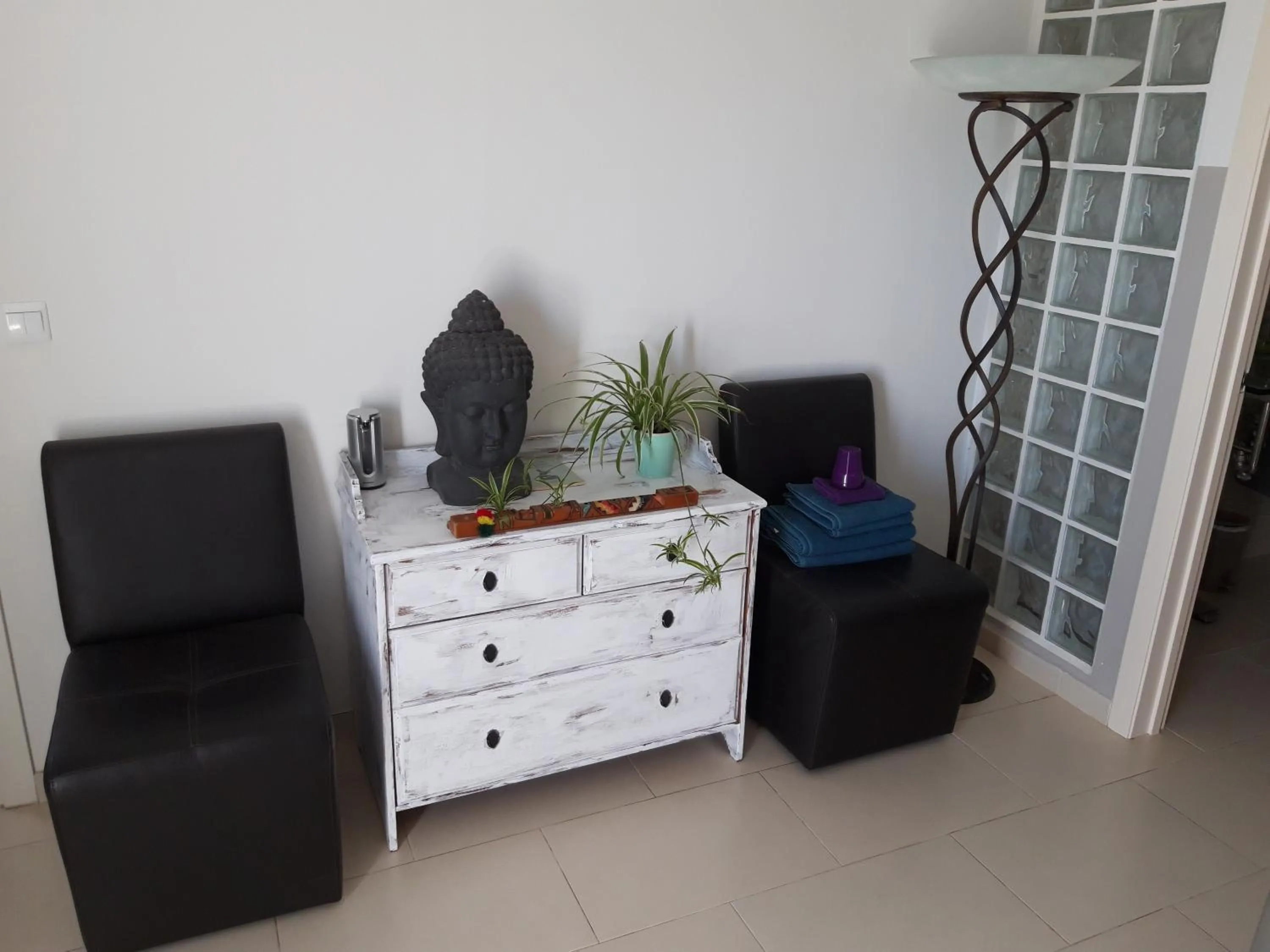 Seating area in B&B Villa Deseada