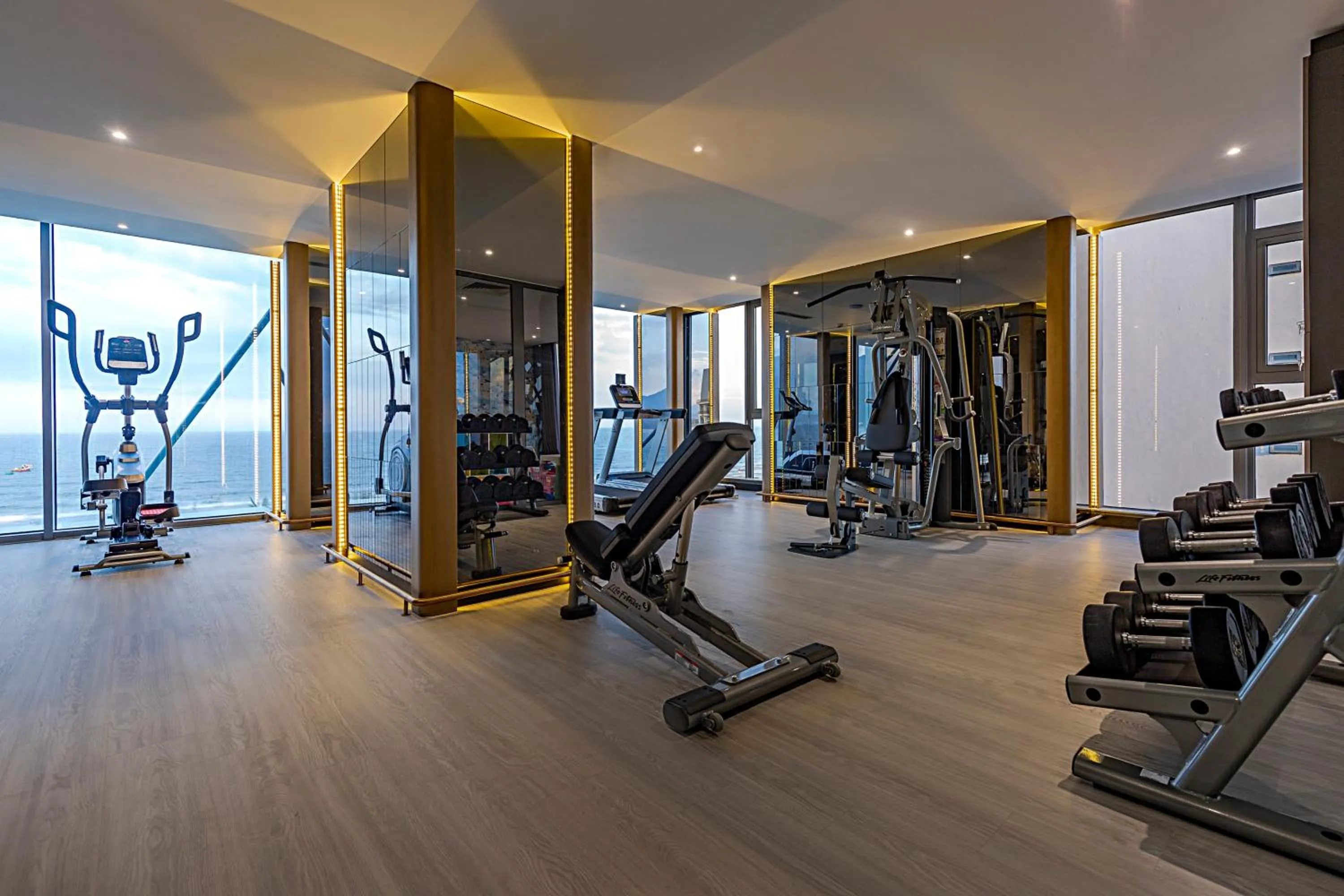 Fitness centre/facilities in Le Sands Oceanfront Danang Hotel