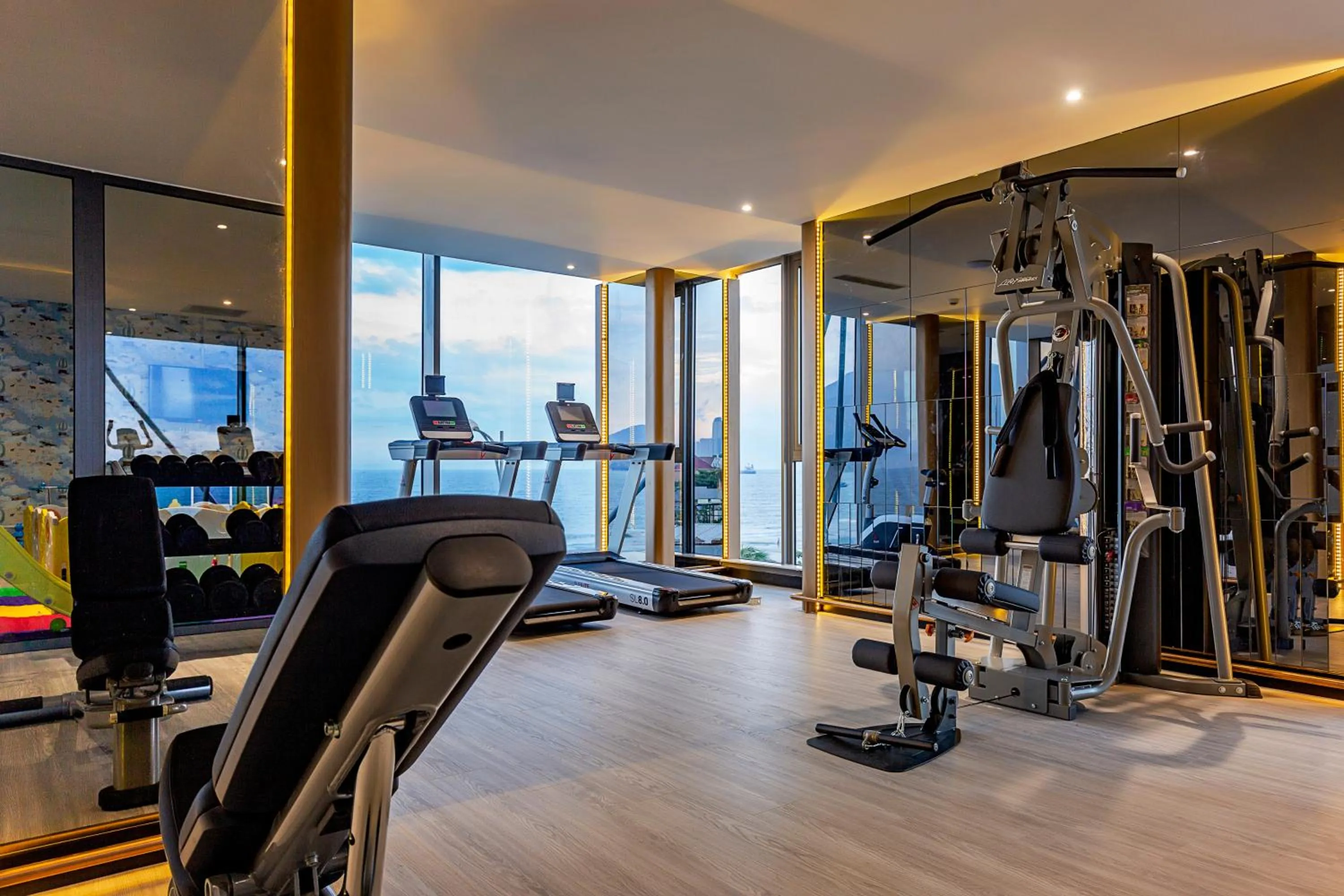 Fitness centre/facilities in Le Sands Oceanfront Danang Hotel