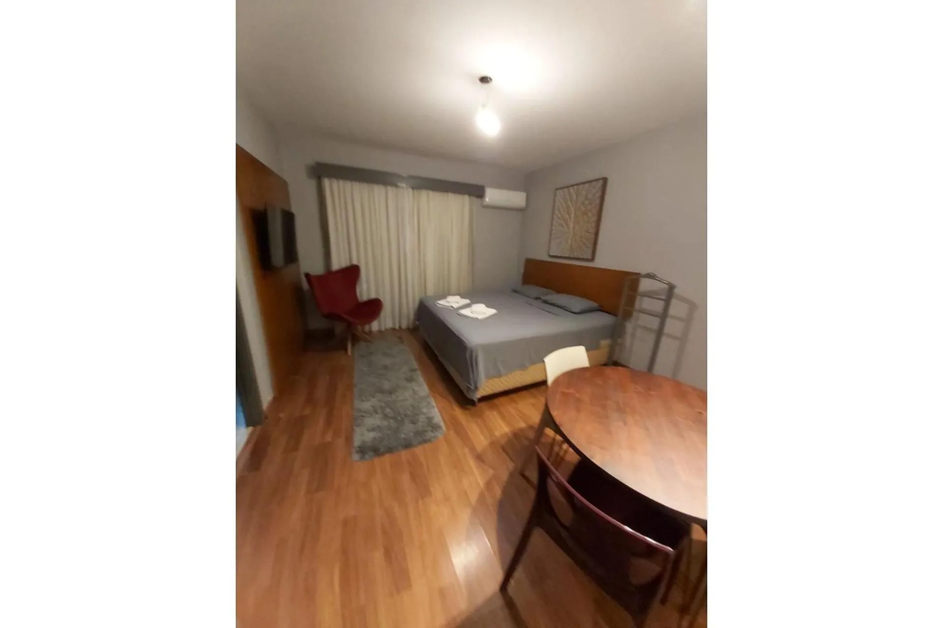 Bed in Elegant Flat Jardins - Garagem, Ar Cod,