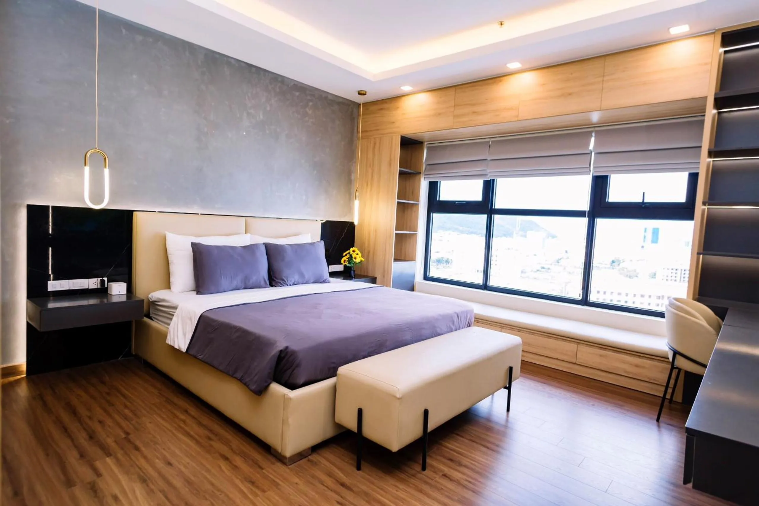 Bed in FLC Sea Tower Quy Nhon -Tran Apartment