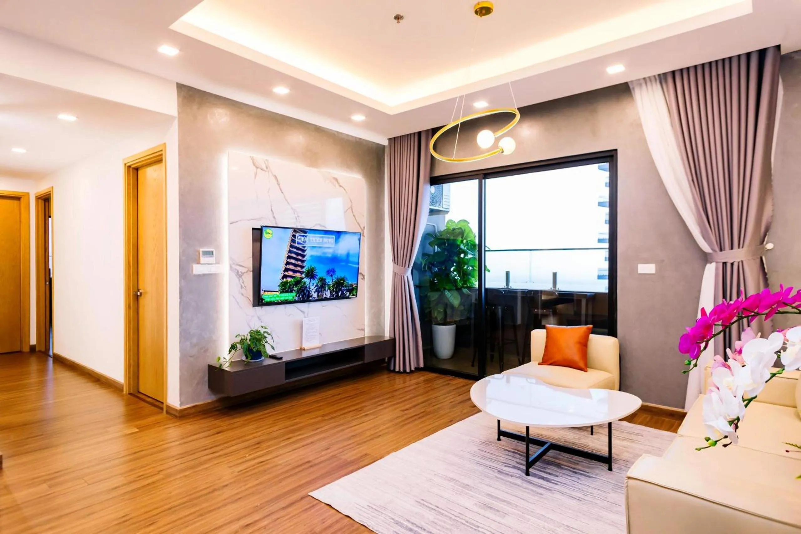 Communal lounge/ TV room in FLC Sea Tower Quy Nhon -Tran Apartment