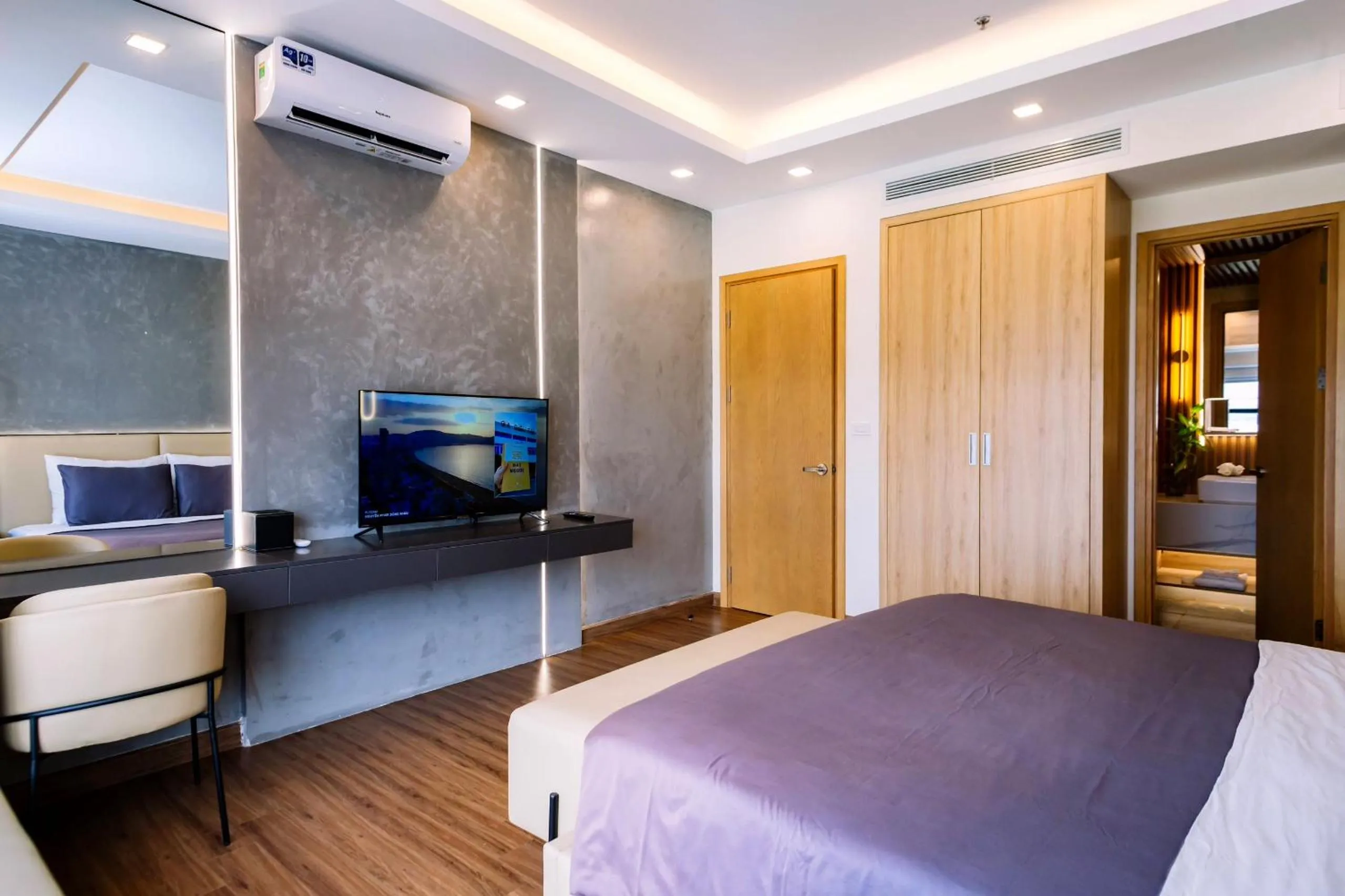 Bed in FLC Sea Tower Quy Nhon -Tran Apartment