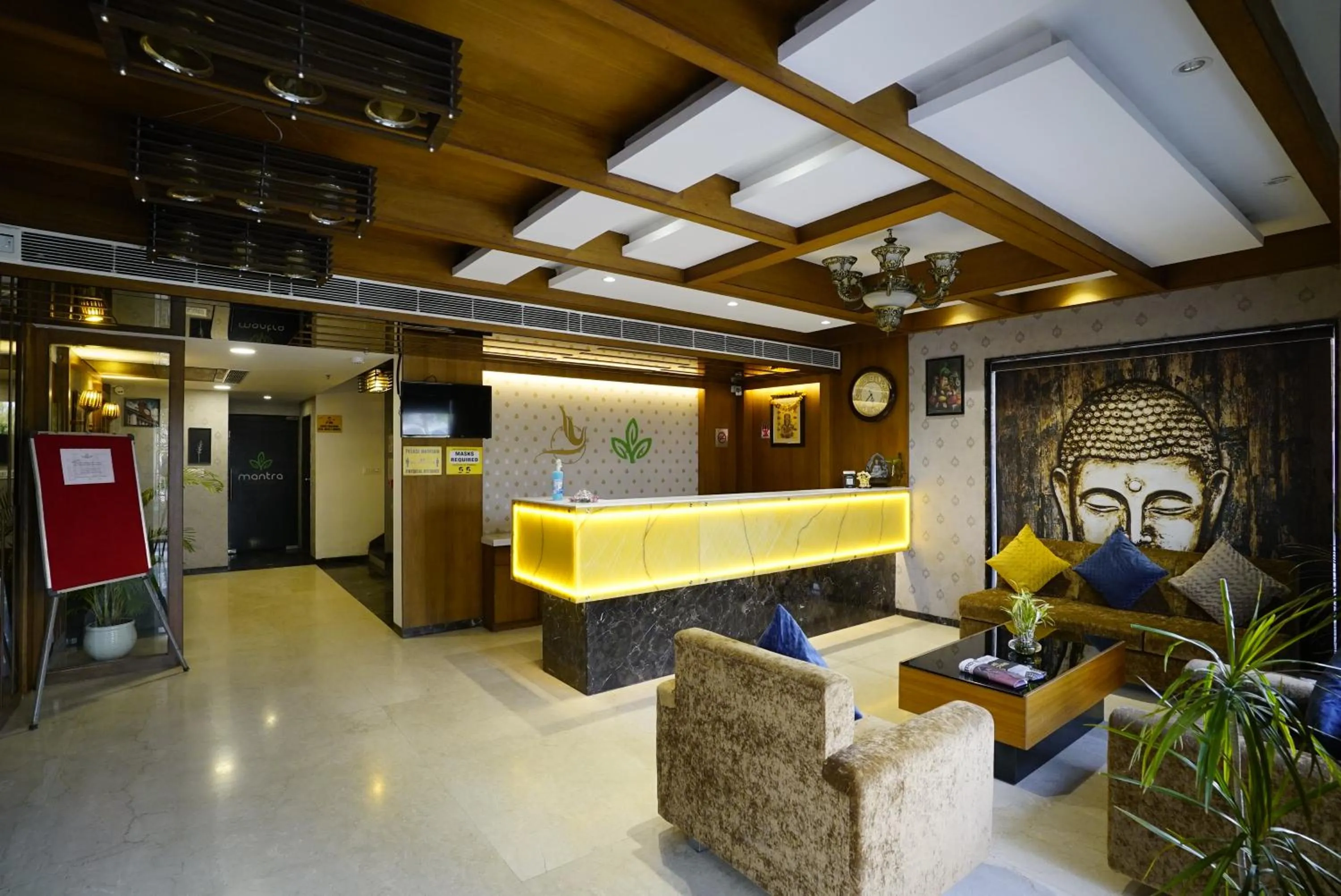 Lobby or reception in Mantra a Boutique Hotel