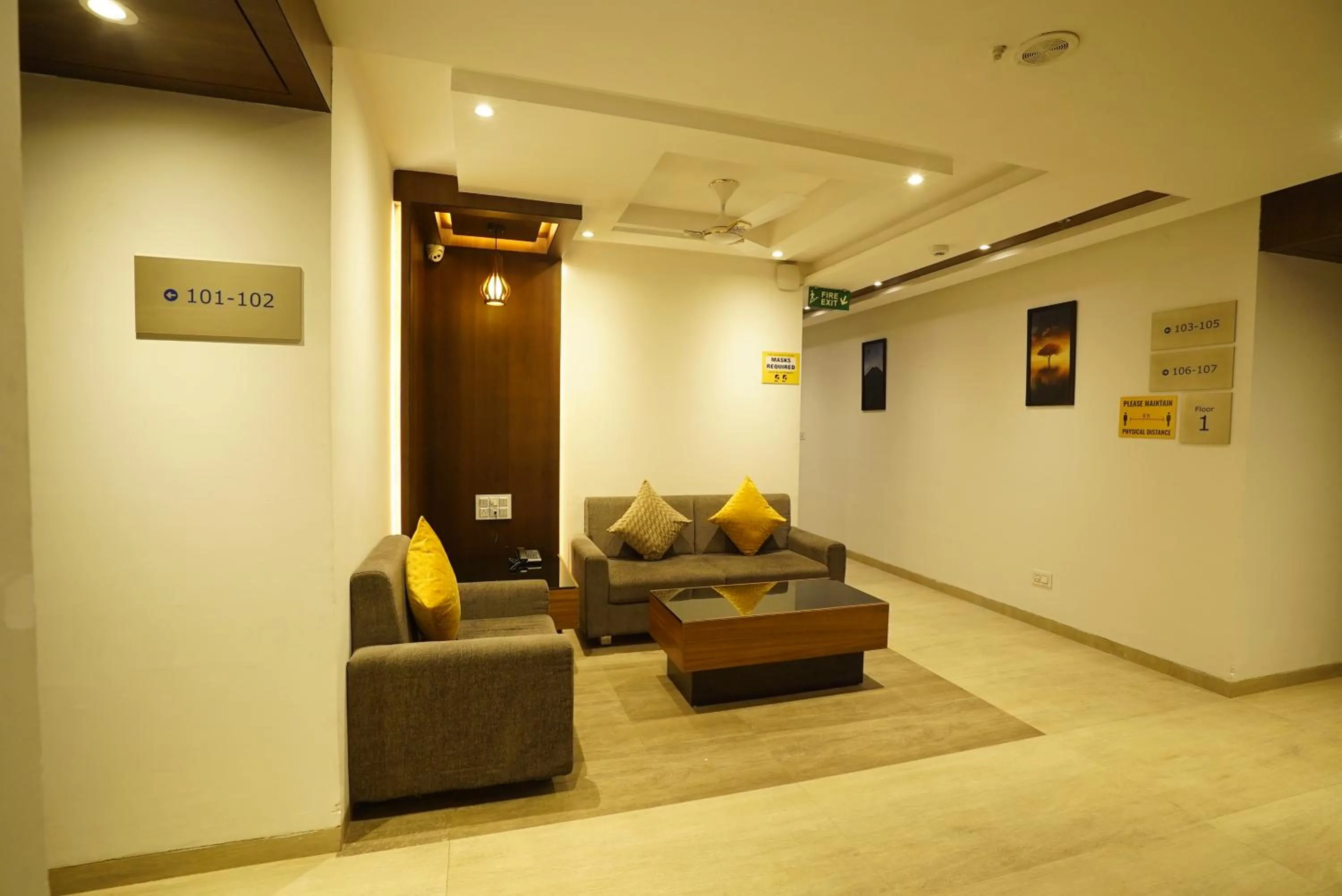 Seating area in Mantra a Boutique Hotel