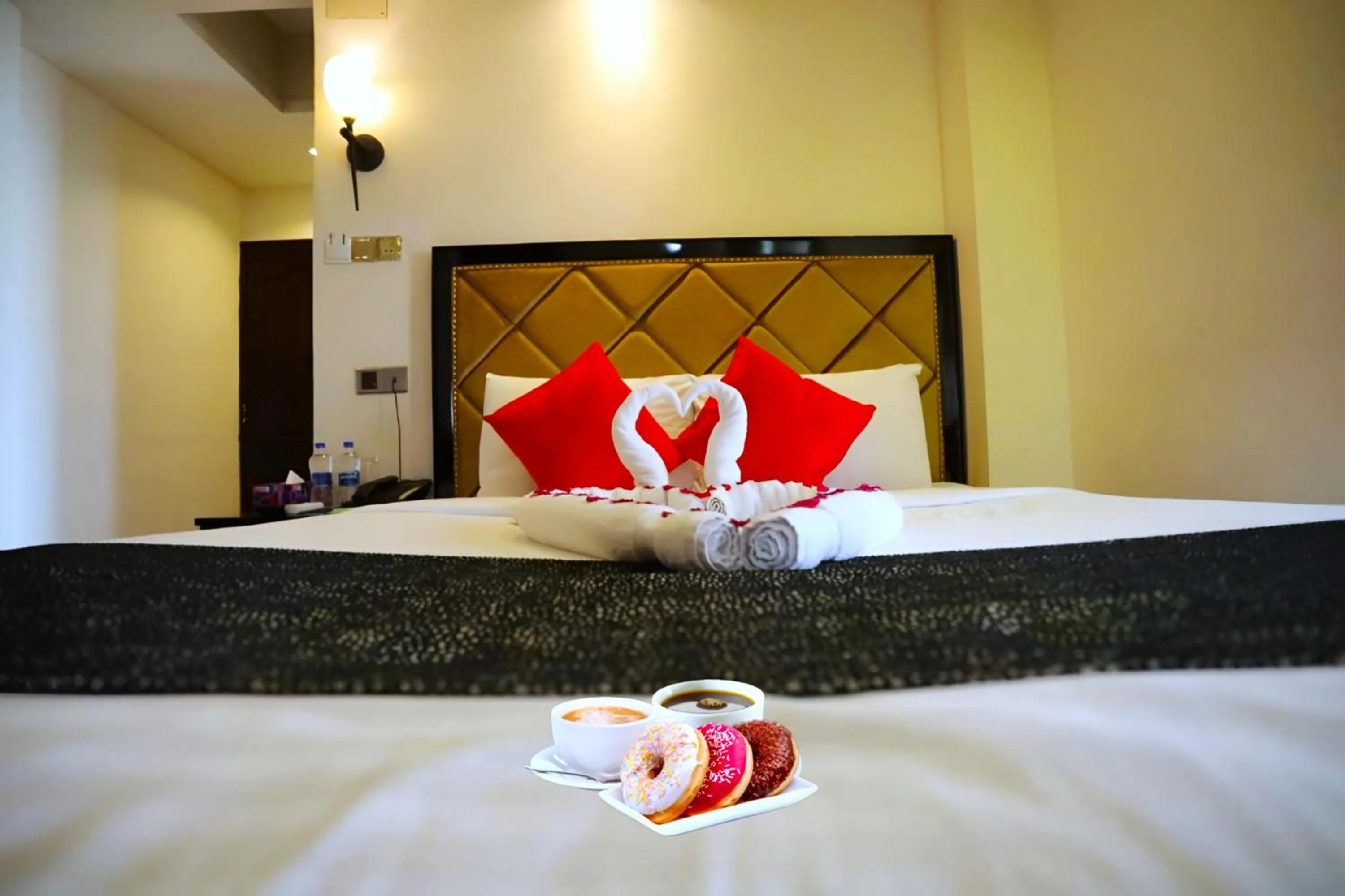 Coffee/tea facilities, Bed in The Elite Residence Dhaka