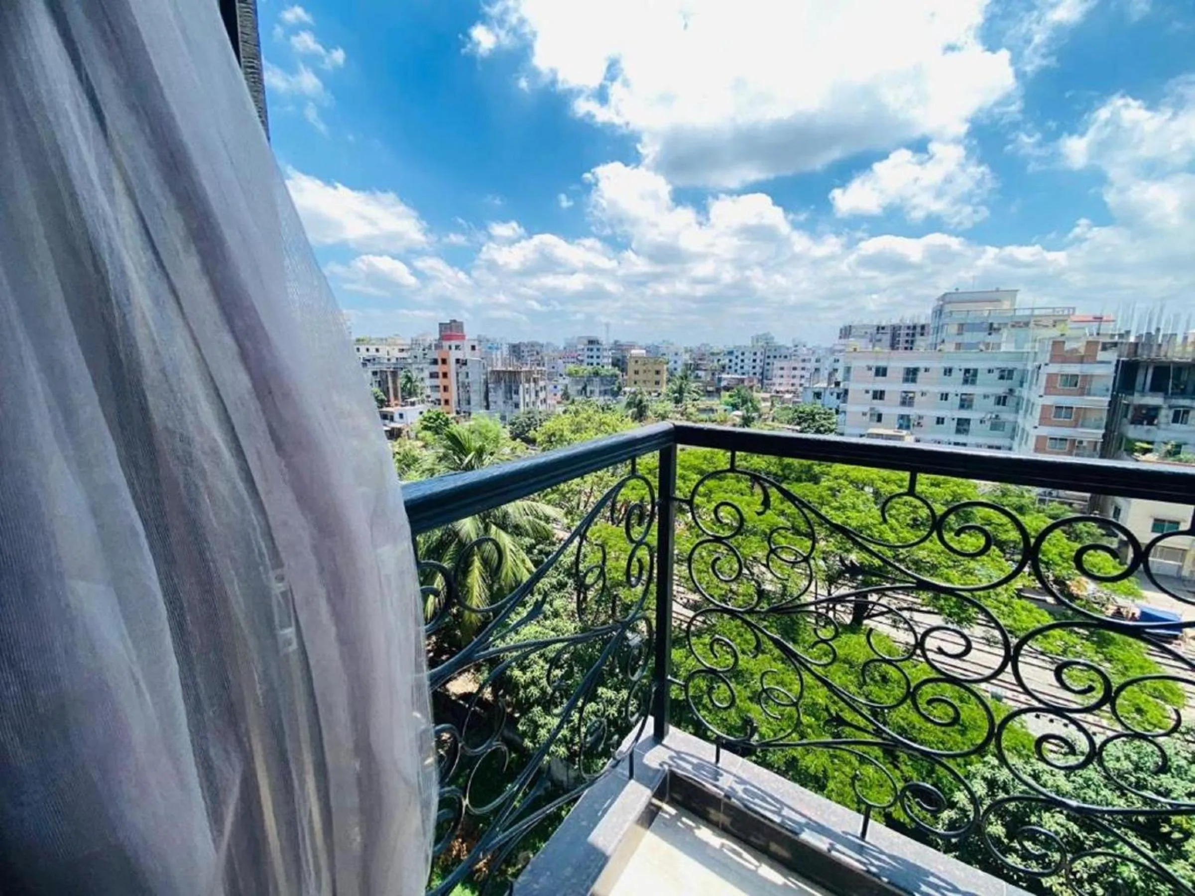 Balcony/Terrace in The Elite Residence Dhaka