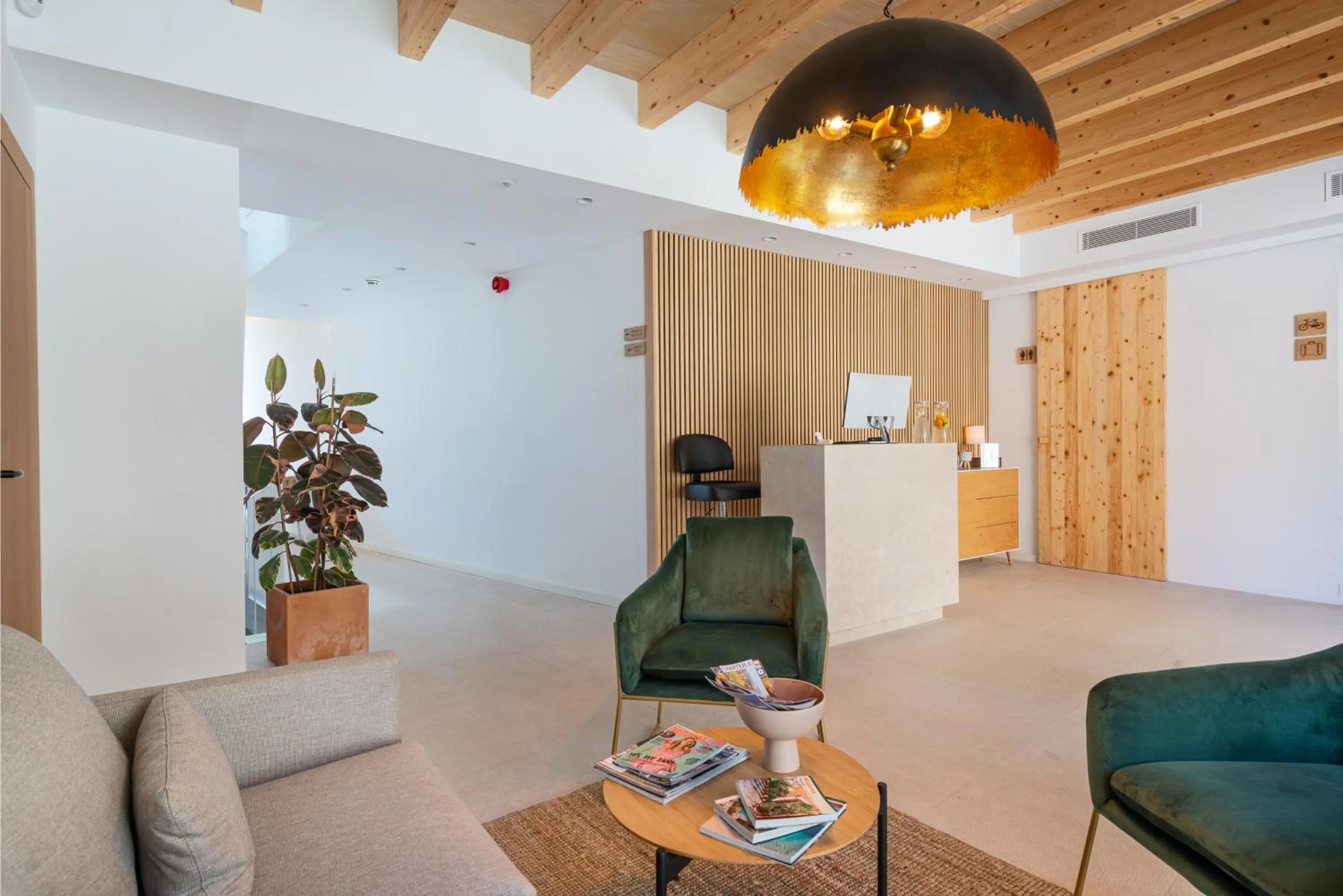 Lobby or reception in Placeta Vella Turismo de Interior