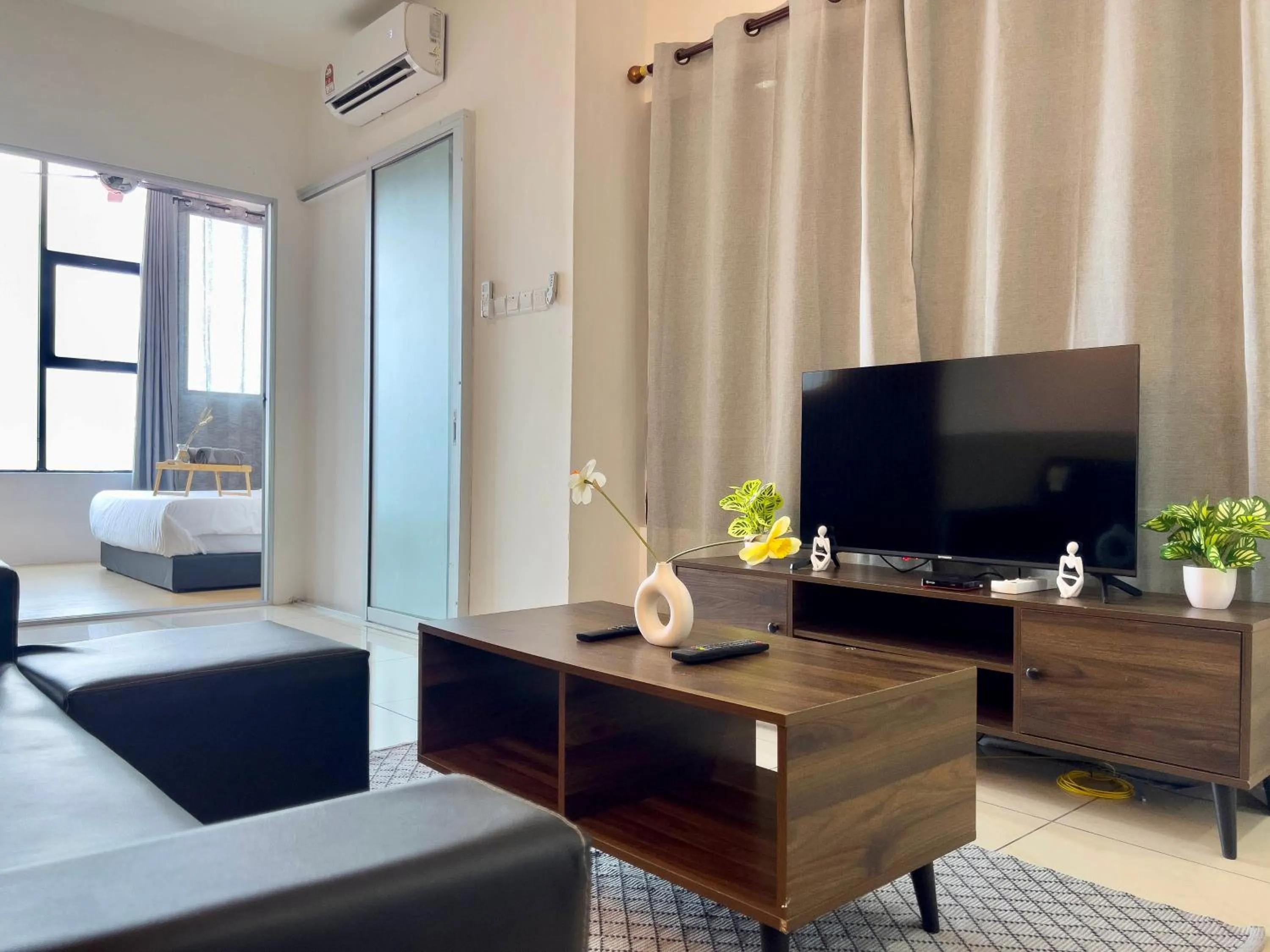 Bed in Hush Inn at ITCC Manhattan Suites