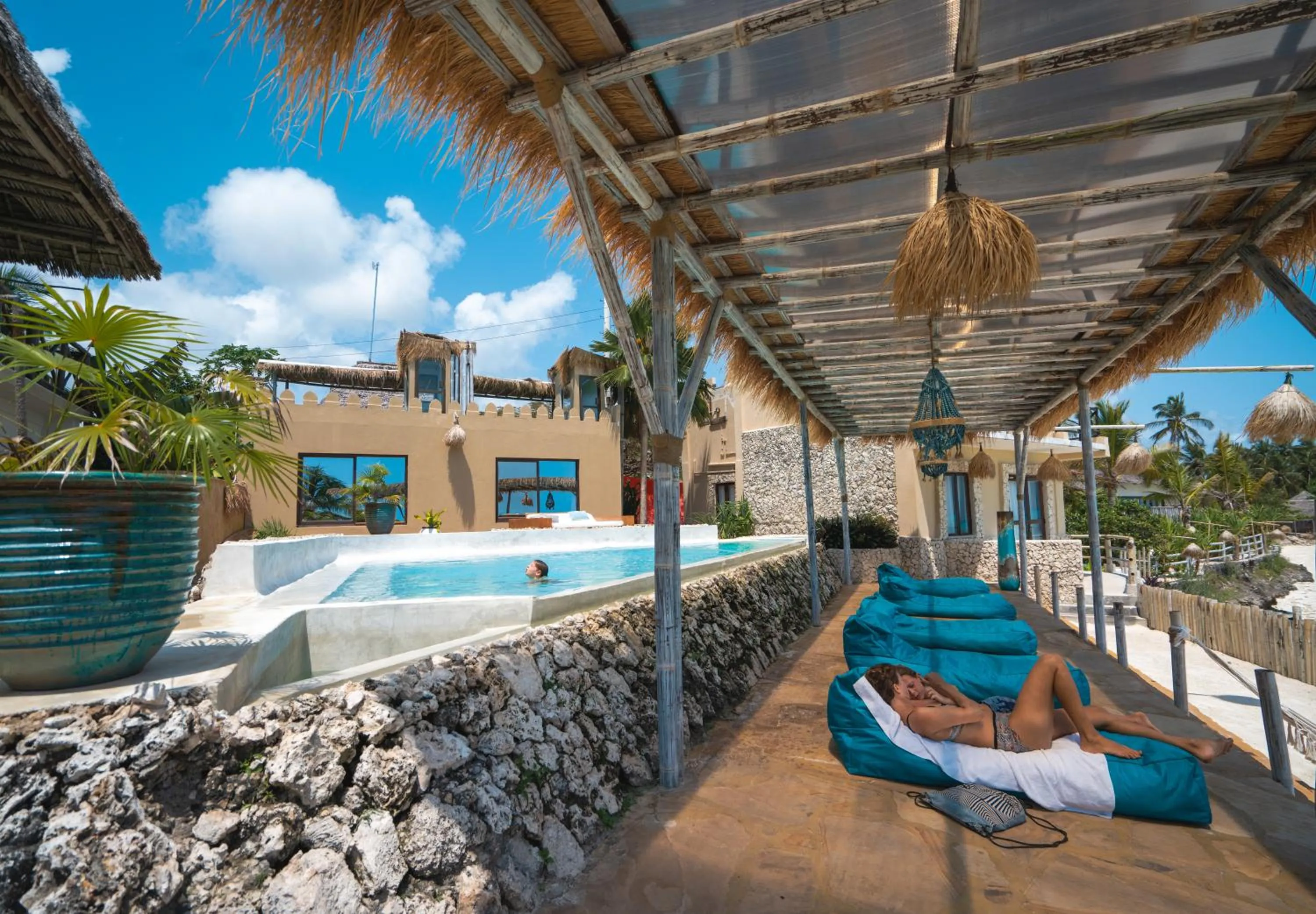 Swimming pool in Coral Rocks Hotel & Restaurant