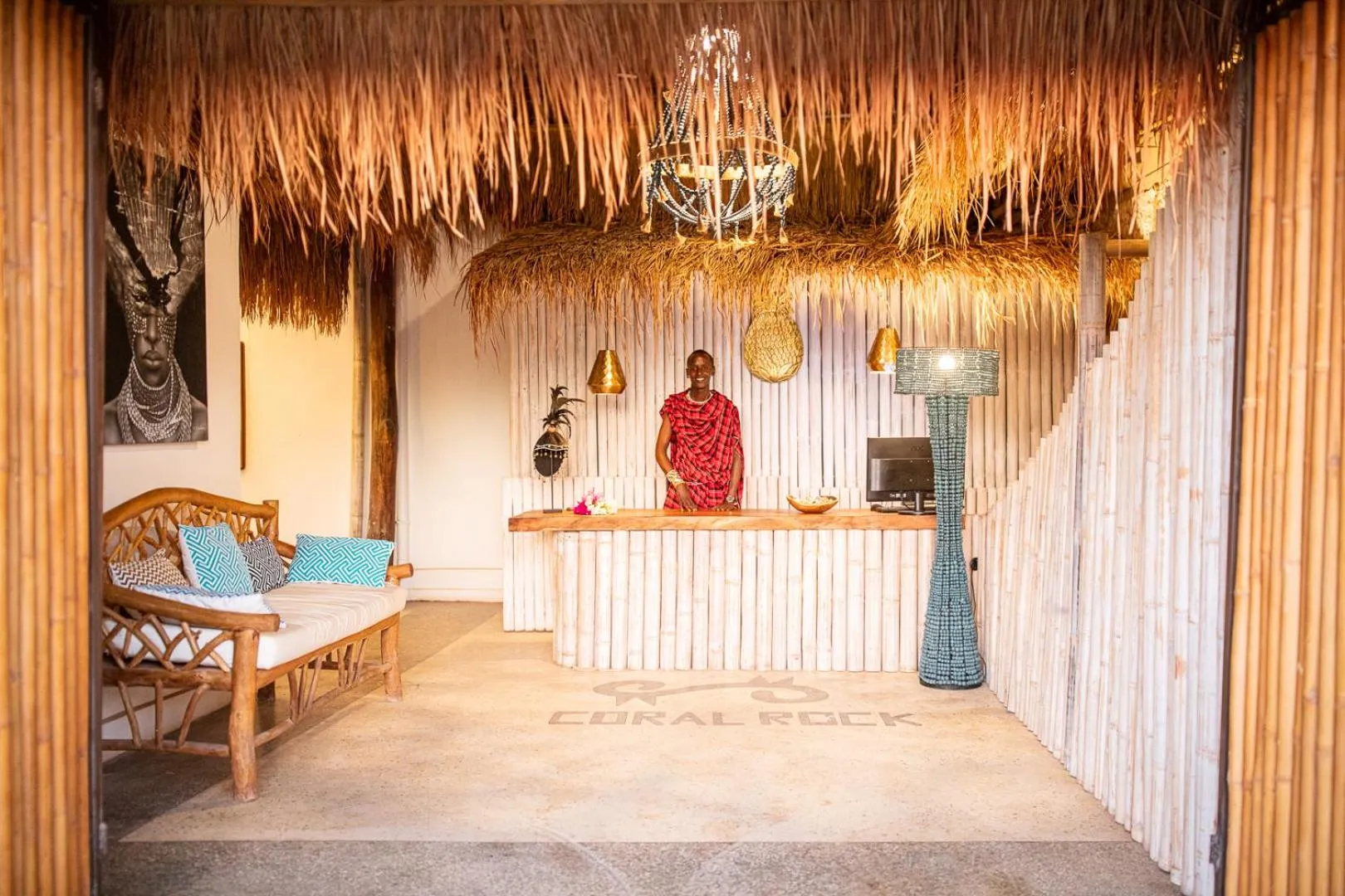 Lobby or reception in Coral Rocks Hotel & Restaurant