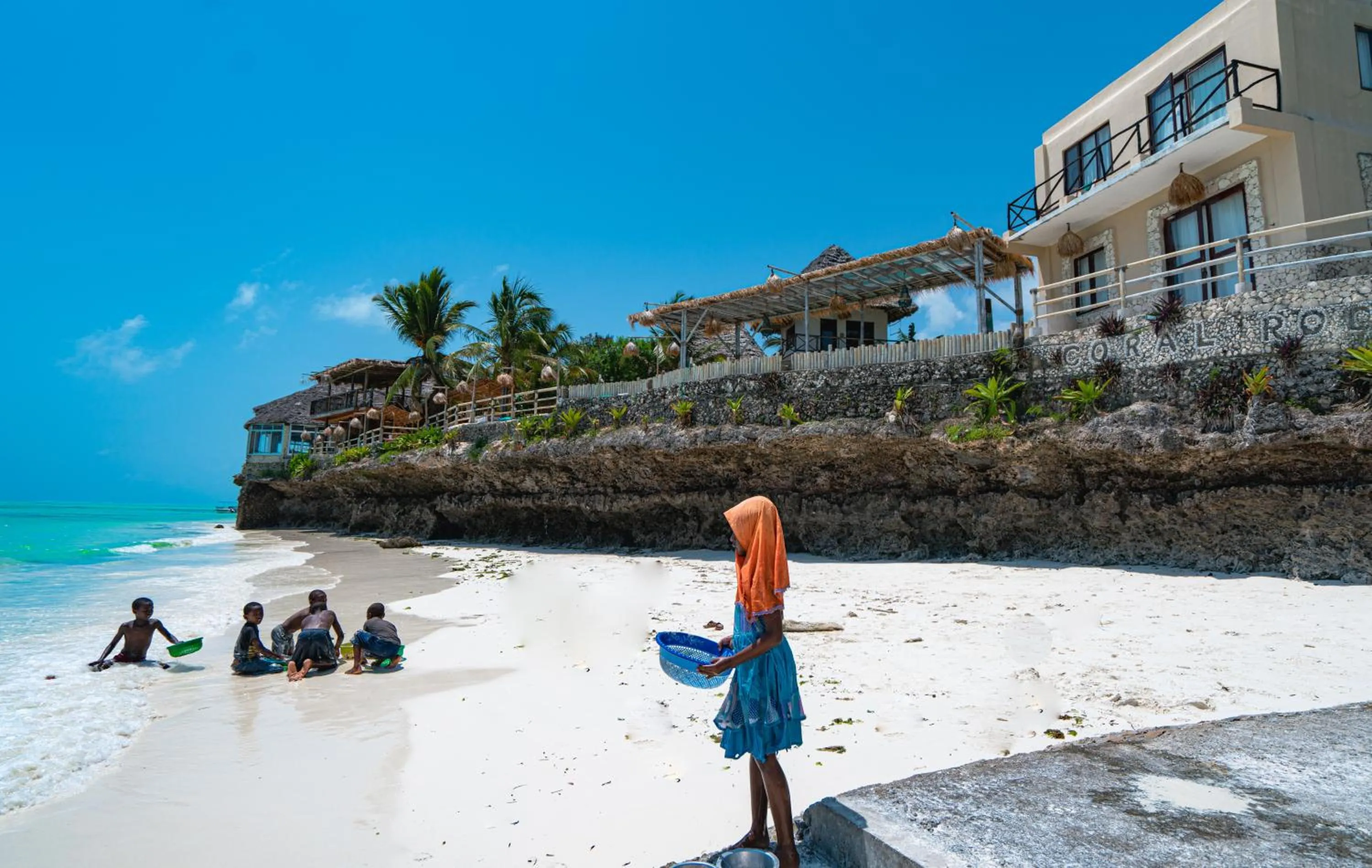 Beach in Coral Rocks Hotel & Restaurant