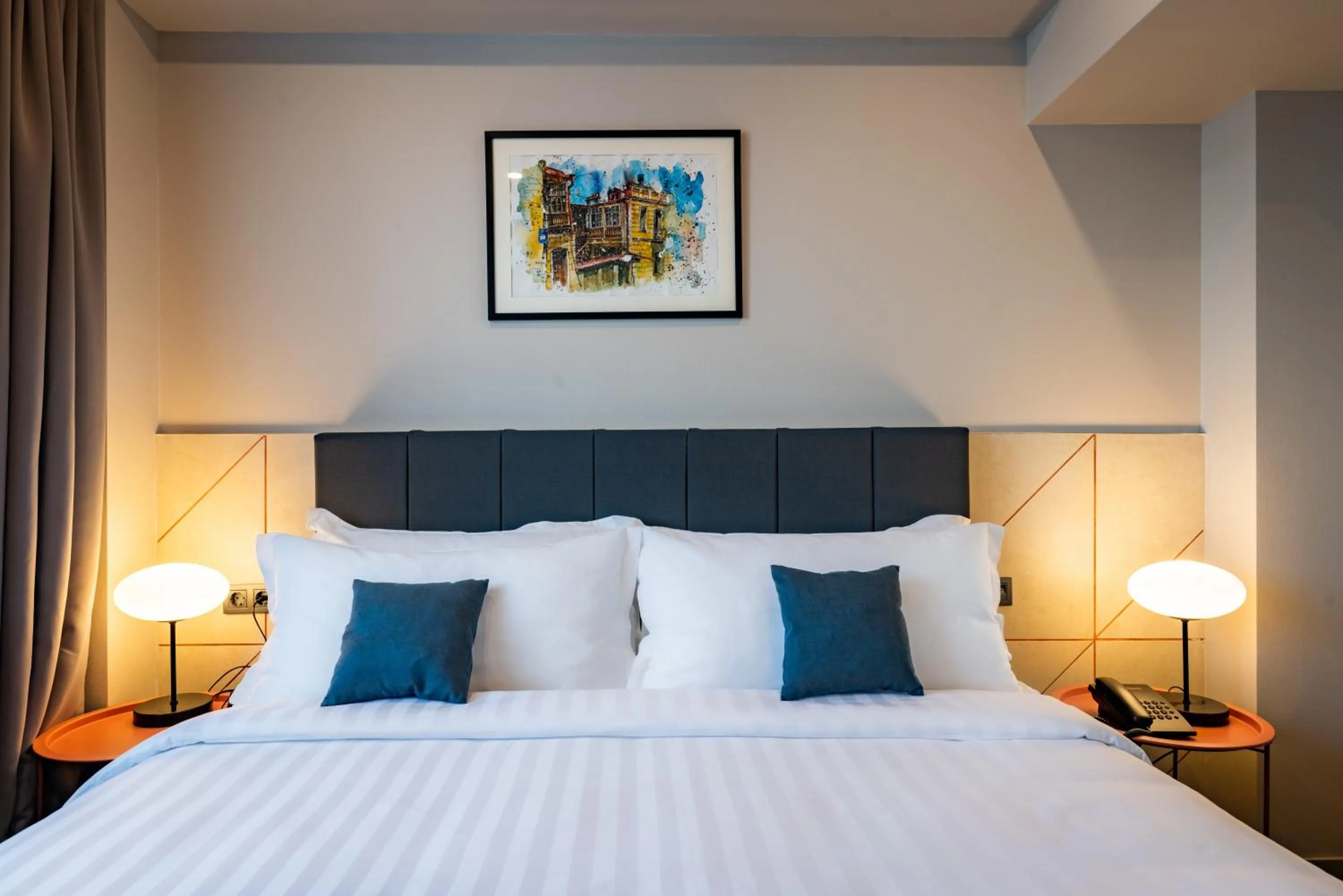 Bed in Reikartz King Tamar Tbilisi