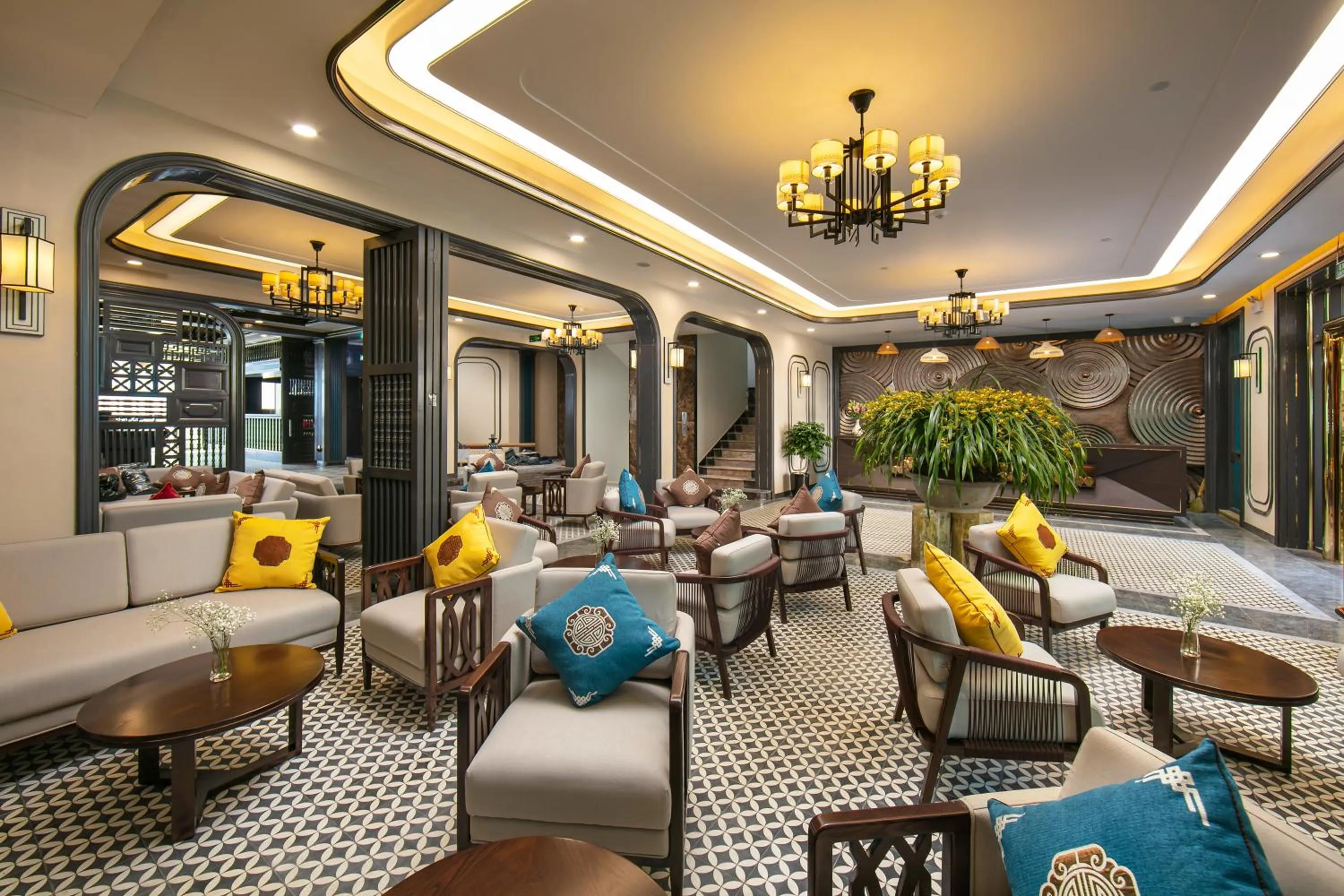 Lobby or reception in DeLaSol Sapa - Central Boutique Hotel