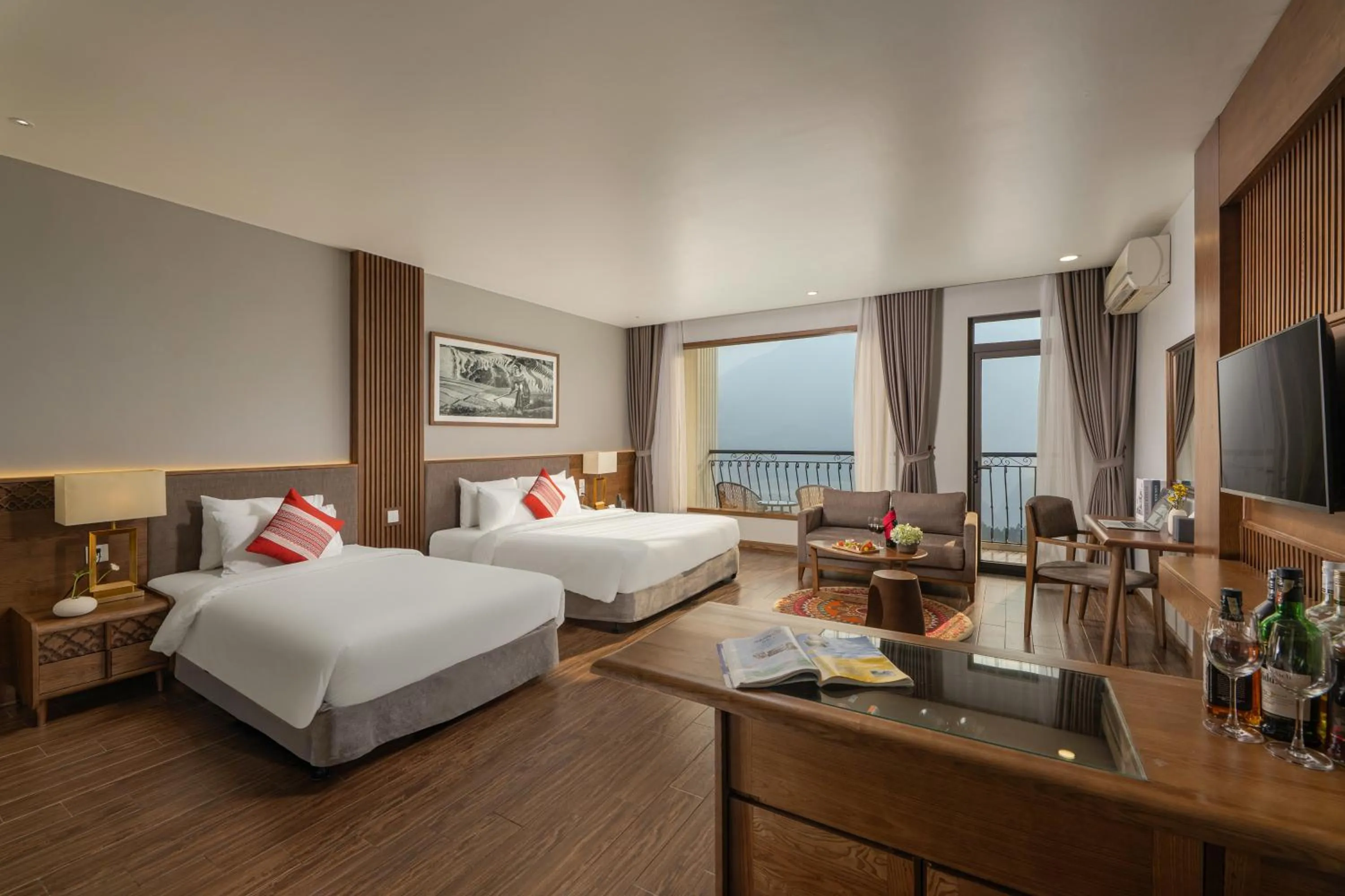 Bedroom, Bed in DeLaSol Sapa - Central Boutique Hotel