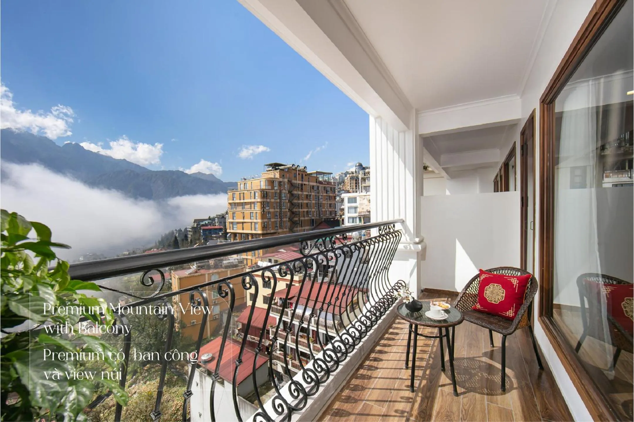 Balcony/Terrace in DeLaSol Sapa - Central Boutique Hotel
