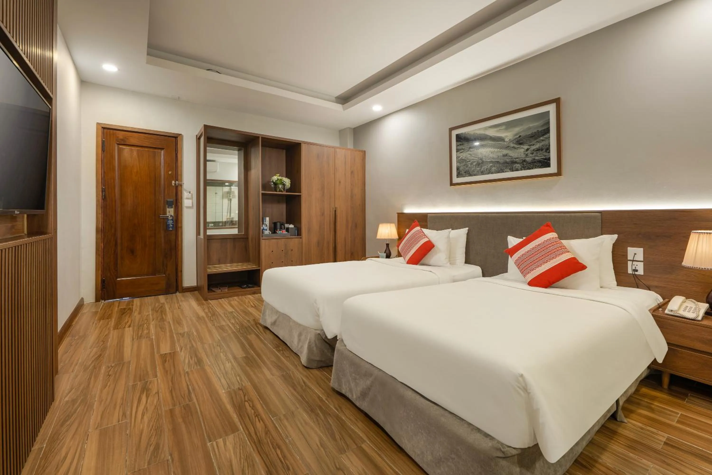 Bed in DeLaSol Sapa - Central Boutique Hotel