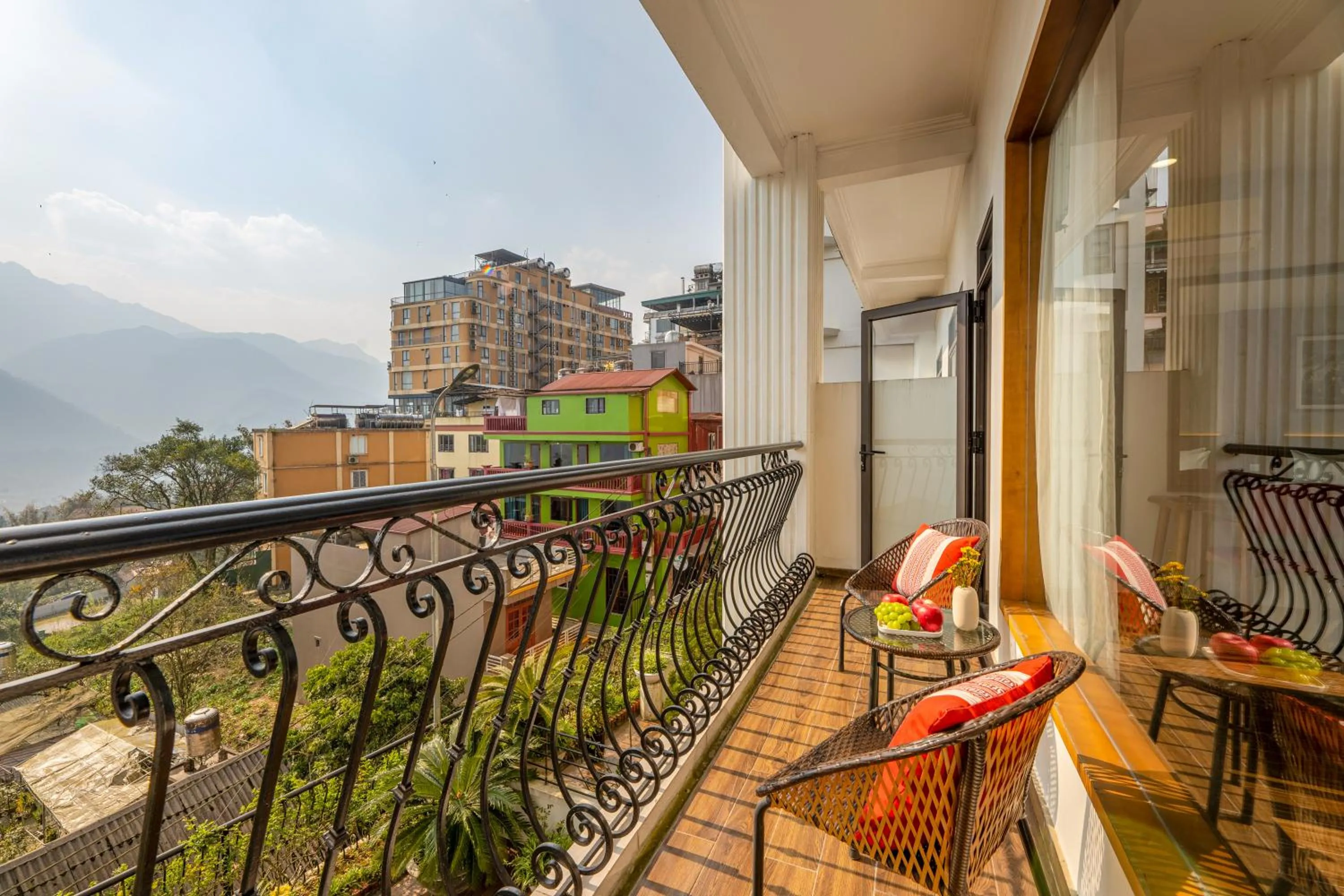 Balcony/Terrace in DeLaSol Sapa - Central Boutique Hotel