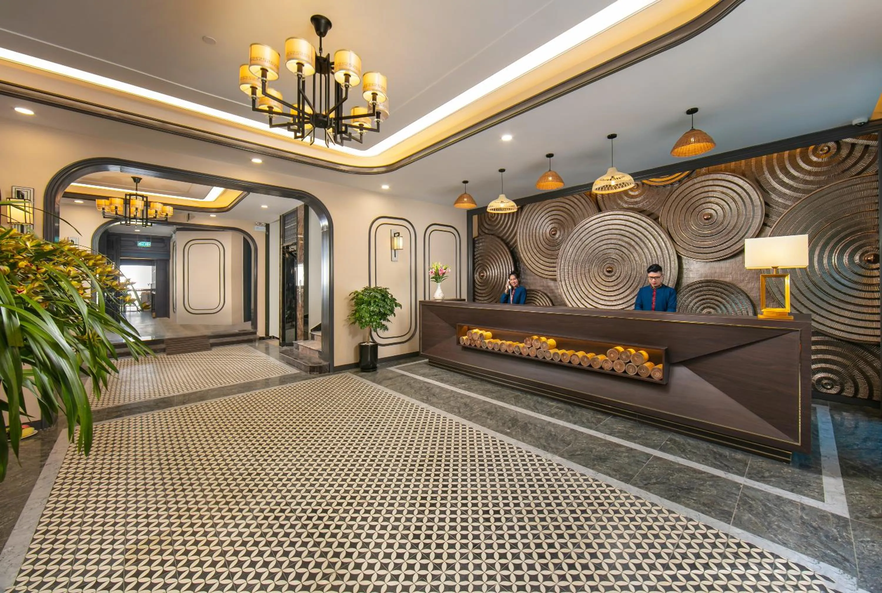 Lobby or reception in DeLaSol Sapa - Central Boutique Hotel