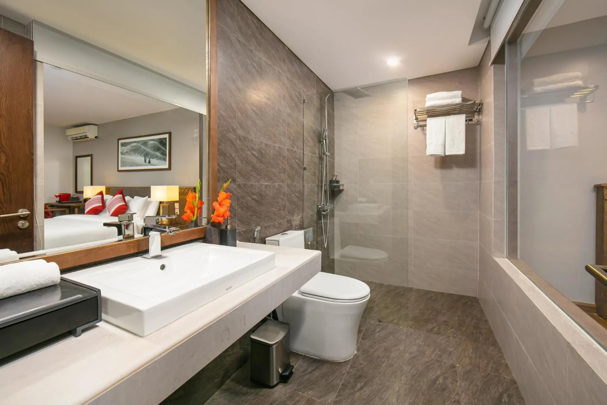 Bathroom in DeLaSol Sapa - Central Boutique Hotel