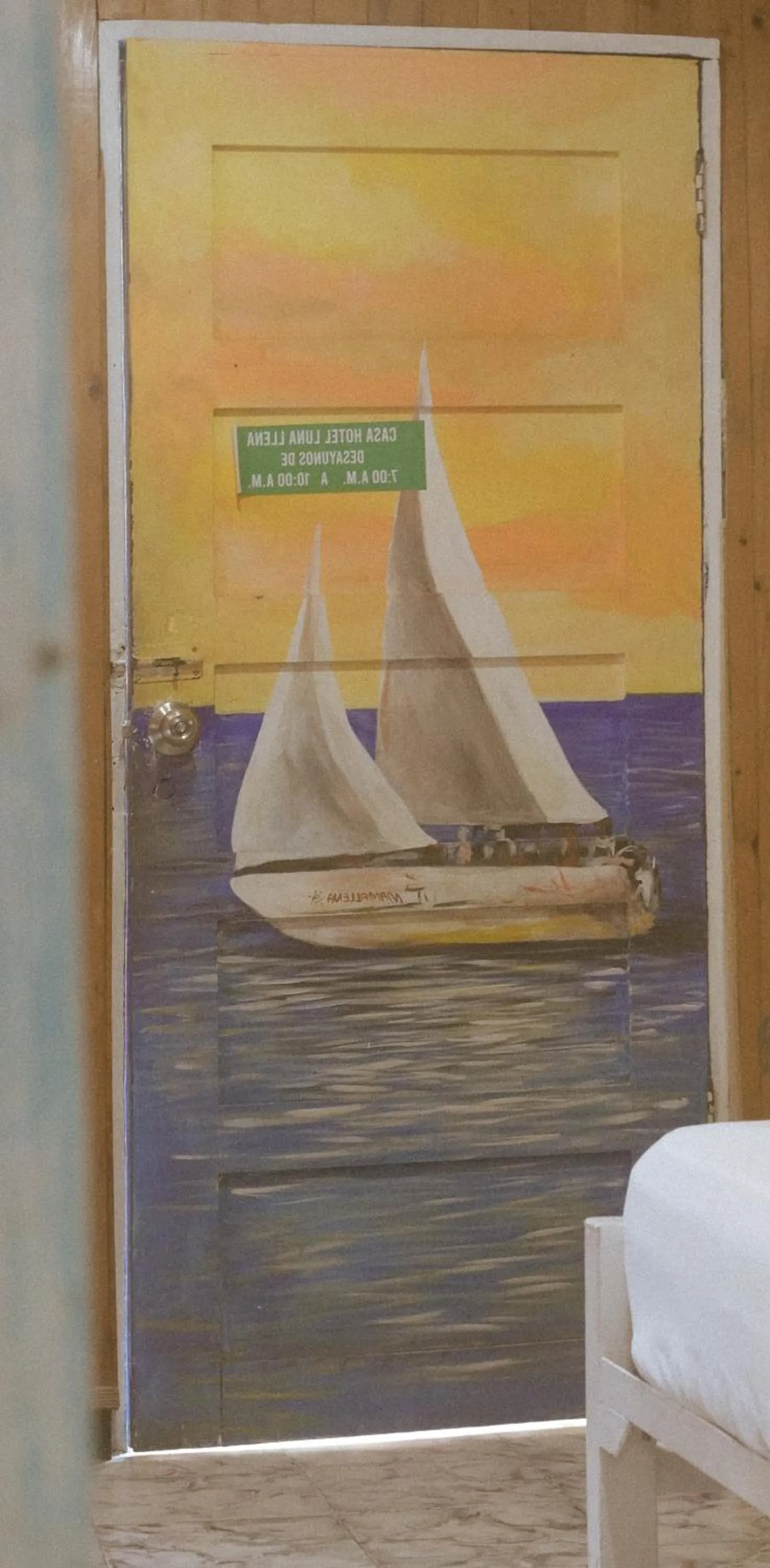 Decorative detail in Hostal Luna Llena Getsemaní